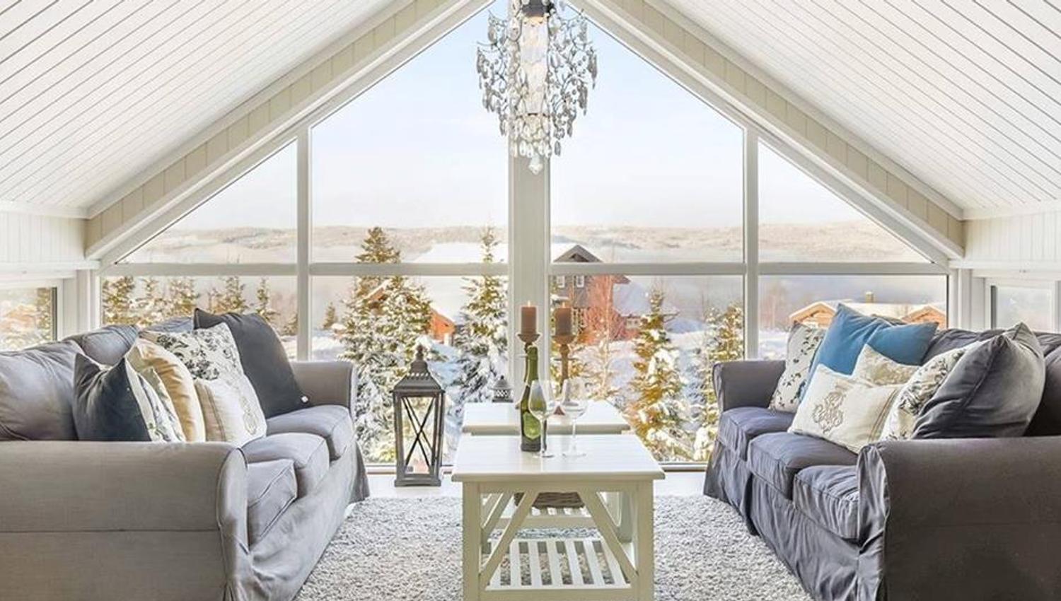 Villa Heidi stue i andre etasje