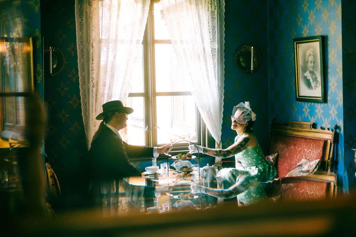 afternoon tea at the Dalen Hotel