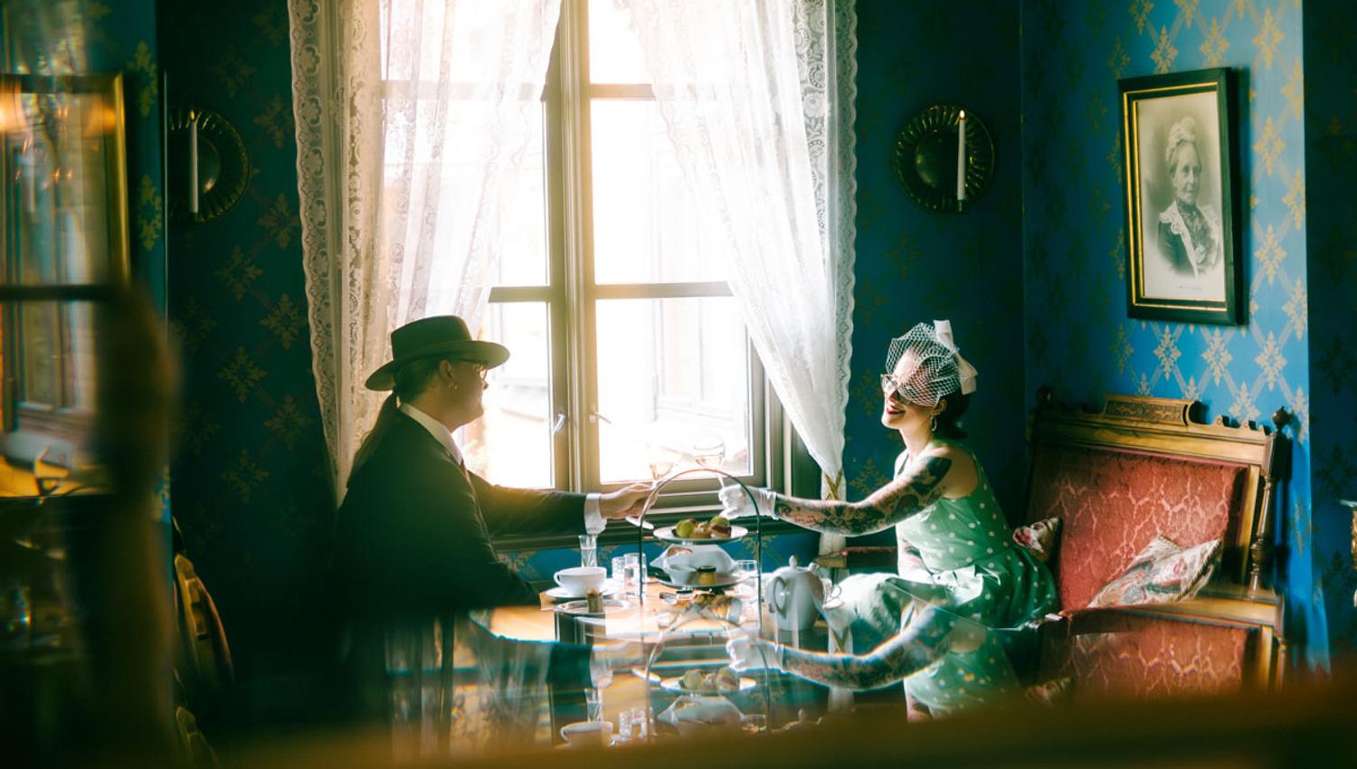 afternoon tea at the Dalen Hotel