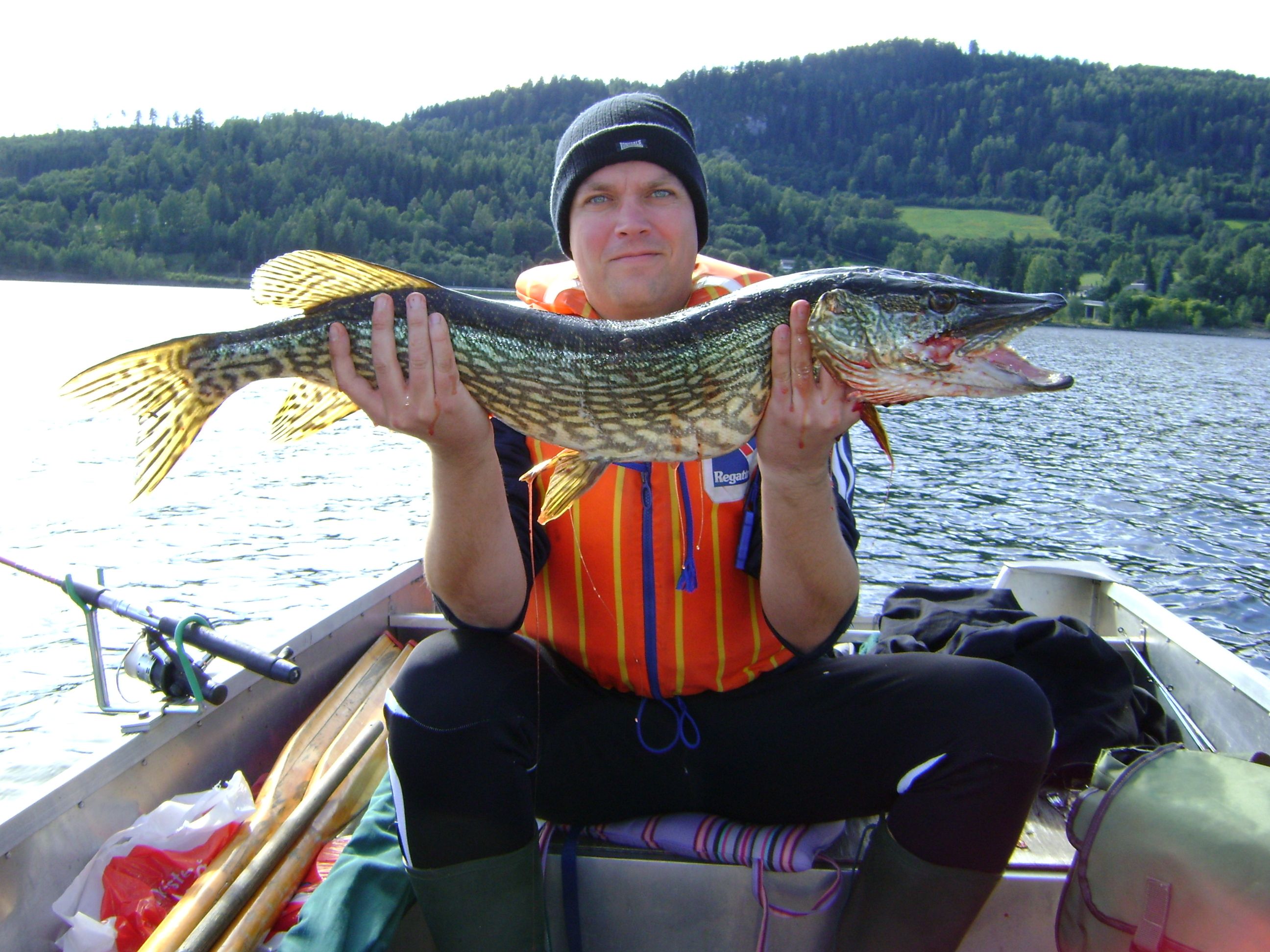 Fisketur på Mjøsa