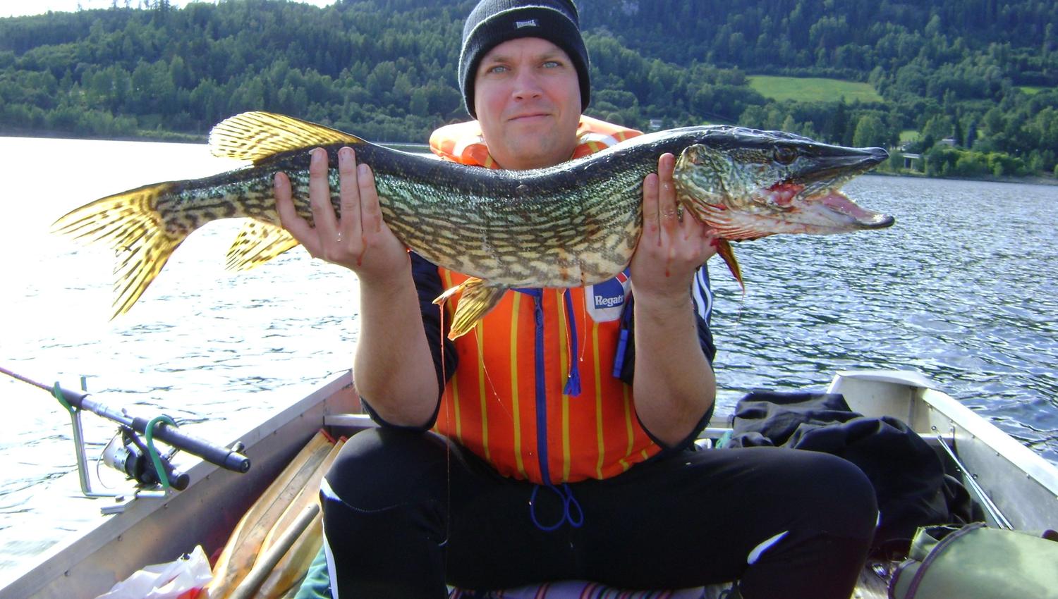 Fisketur på Mjøsa
