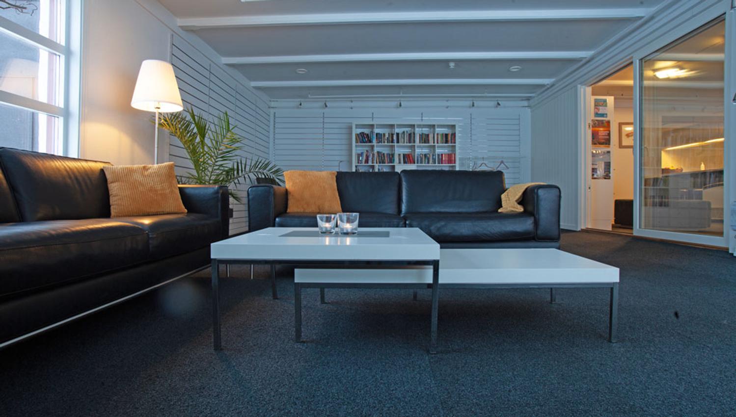 TV-stue på Austbø Hotell