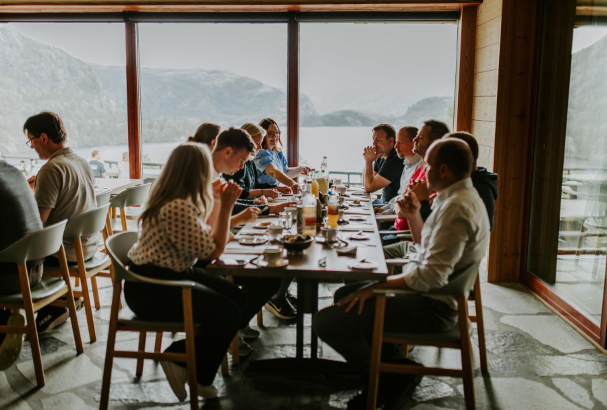 The restaurant at Preikestolen BaseCamp