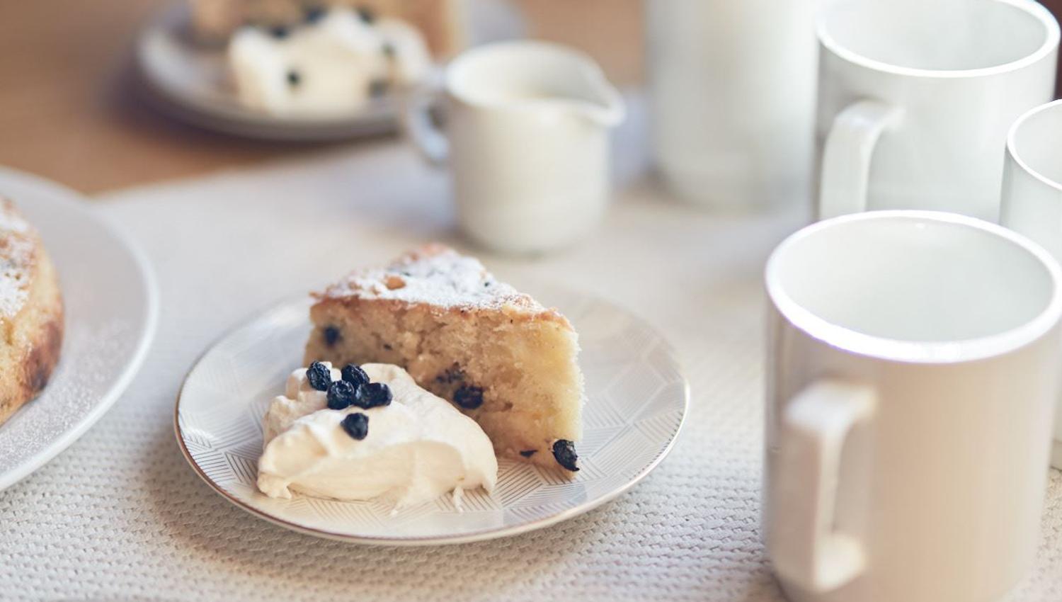 cake and coffee