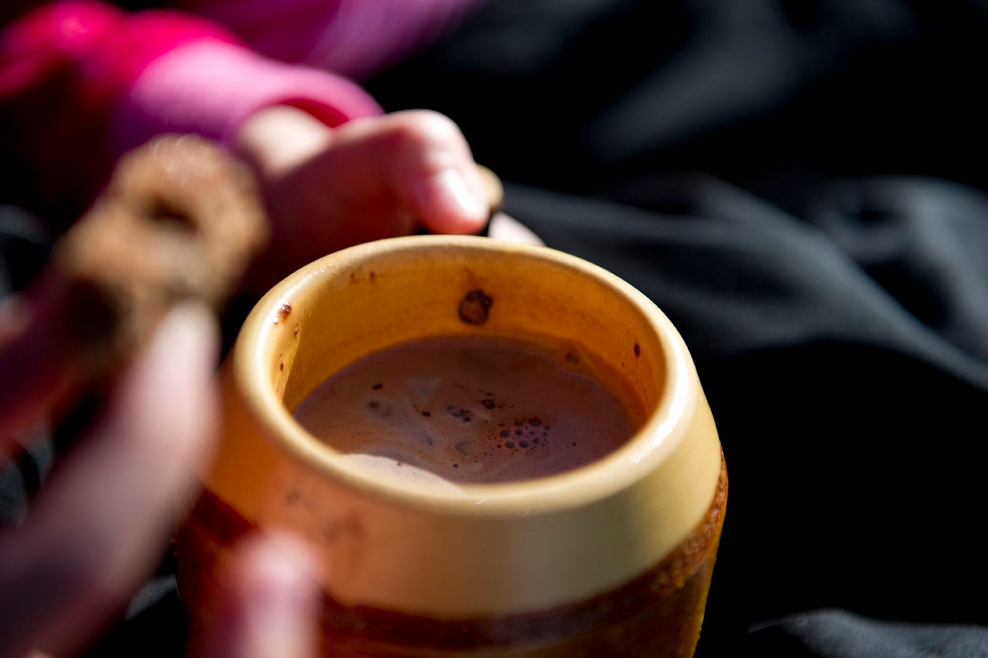 Varm kakao eller en kald øl