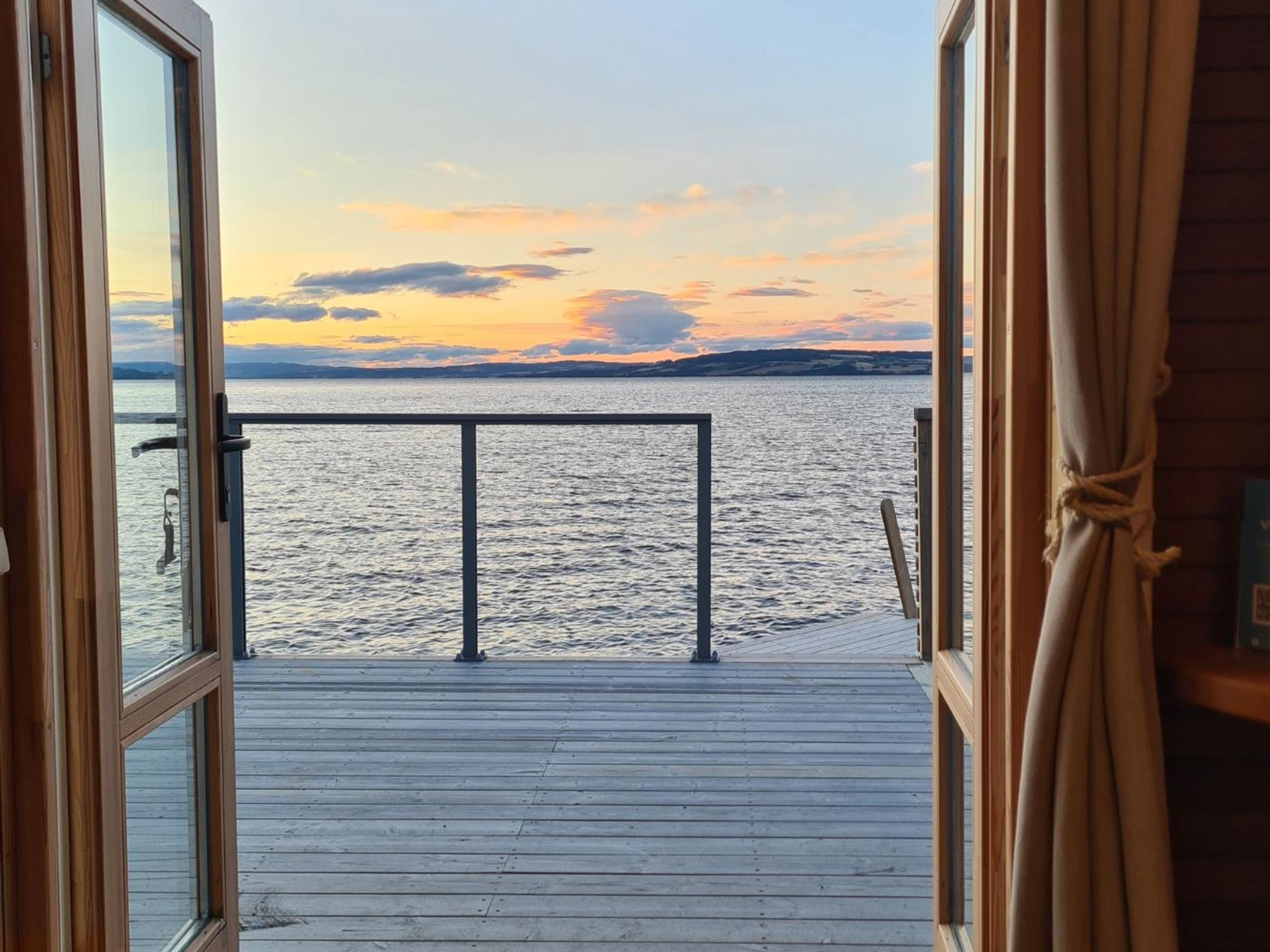 Panorama cabins in Evjua Strandpark