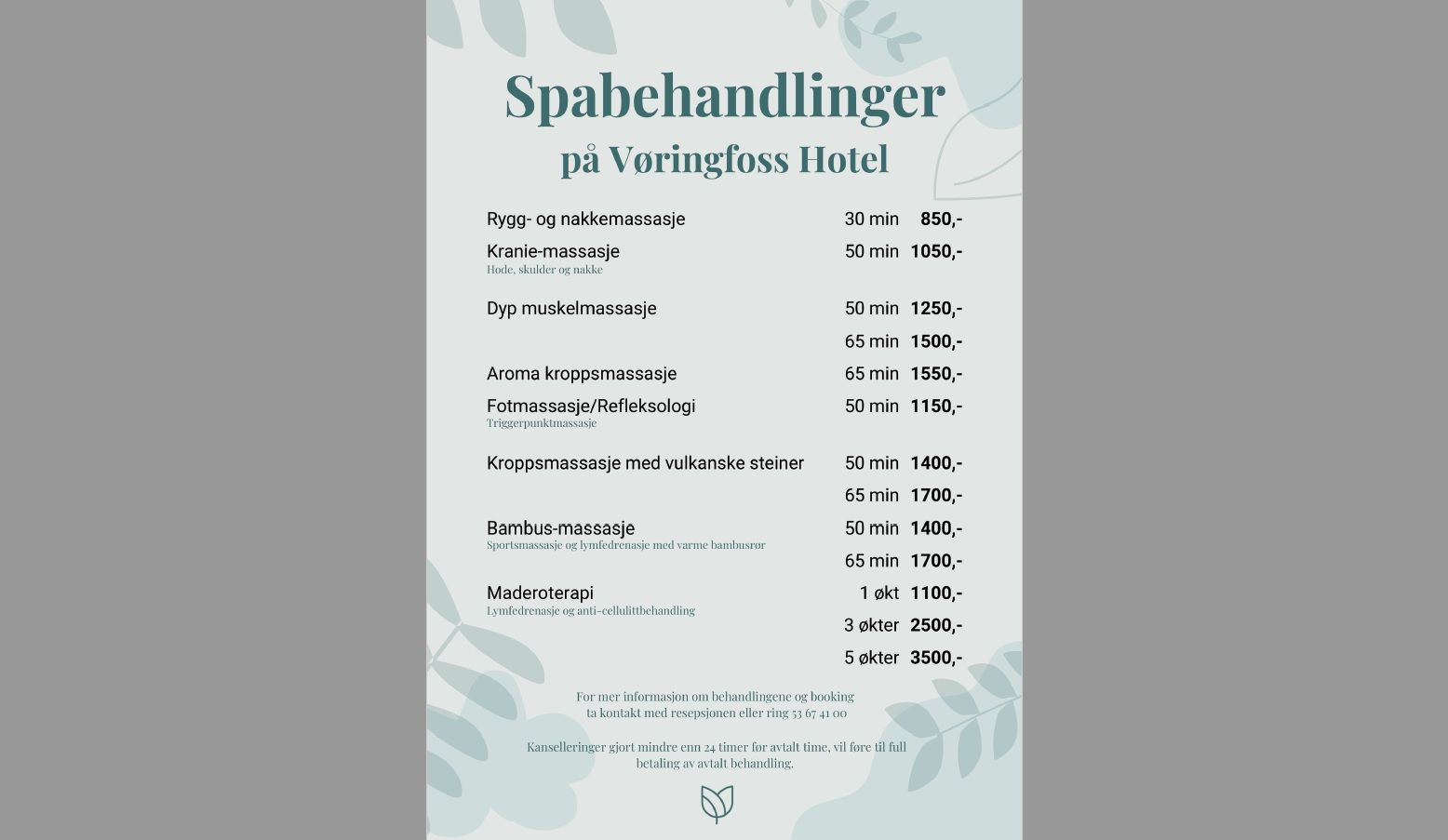 En spameny på norsk.