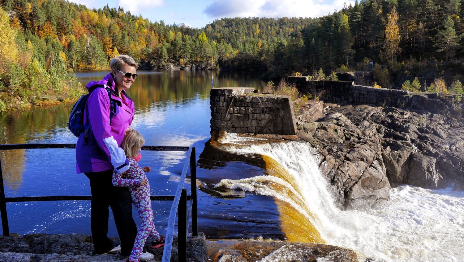 Foss ved Tømmerrenna i Vennesla