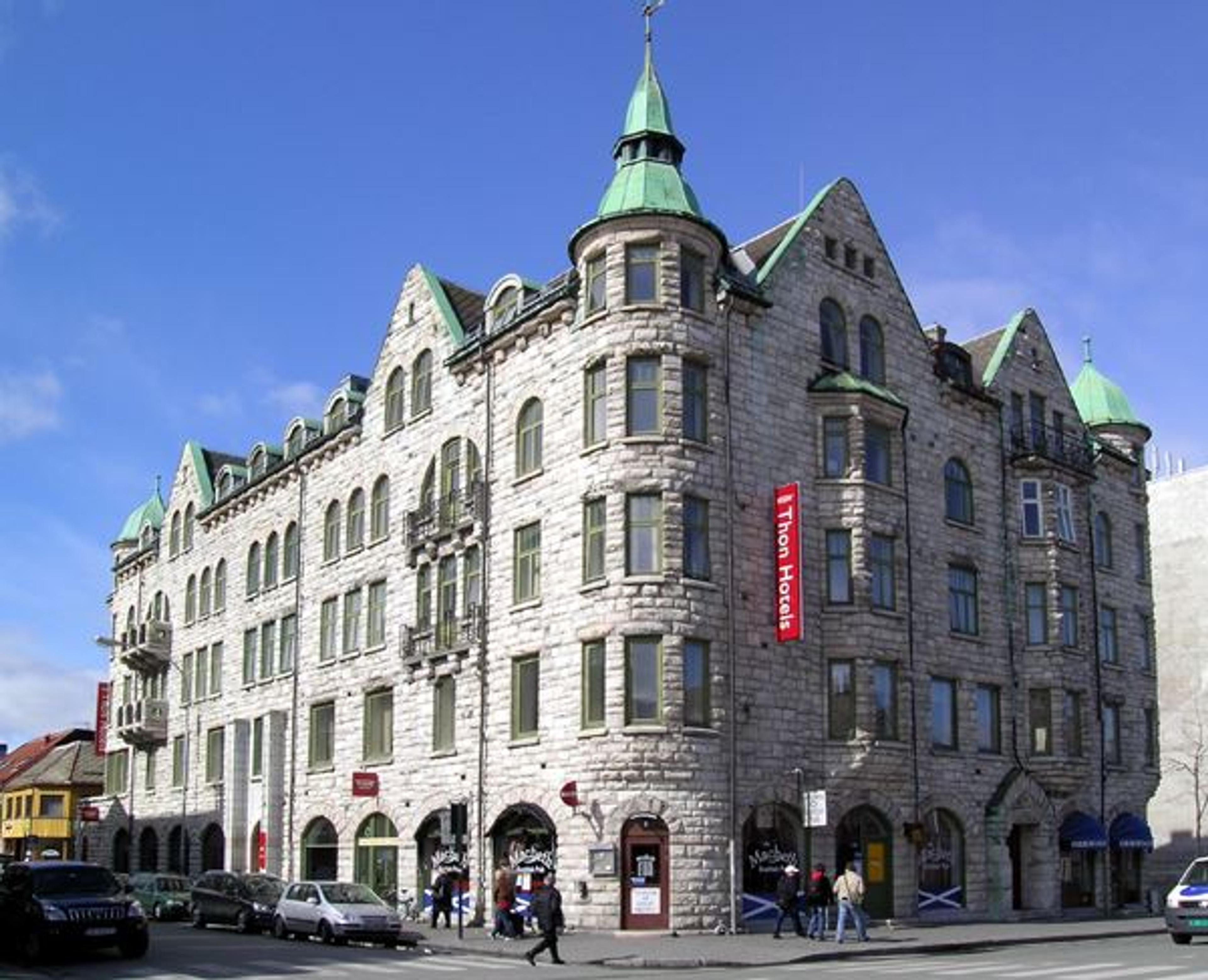 Sentrumsnært hotell.