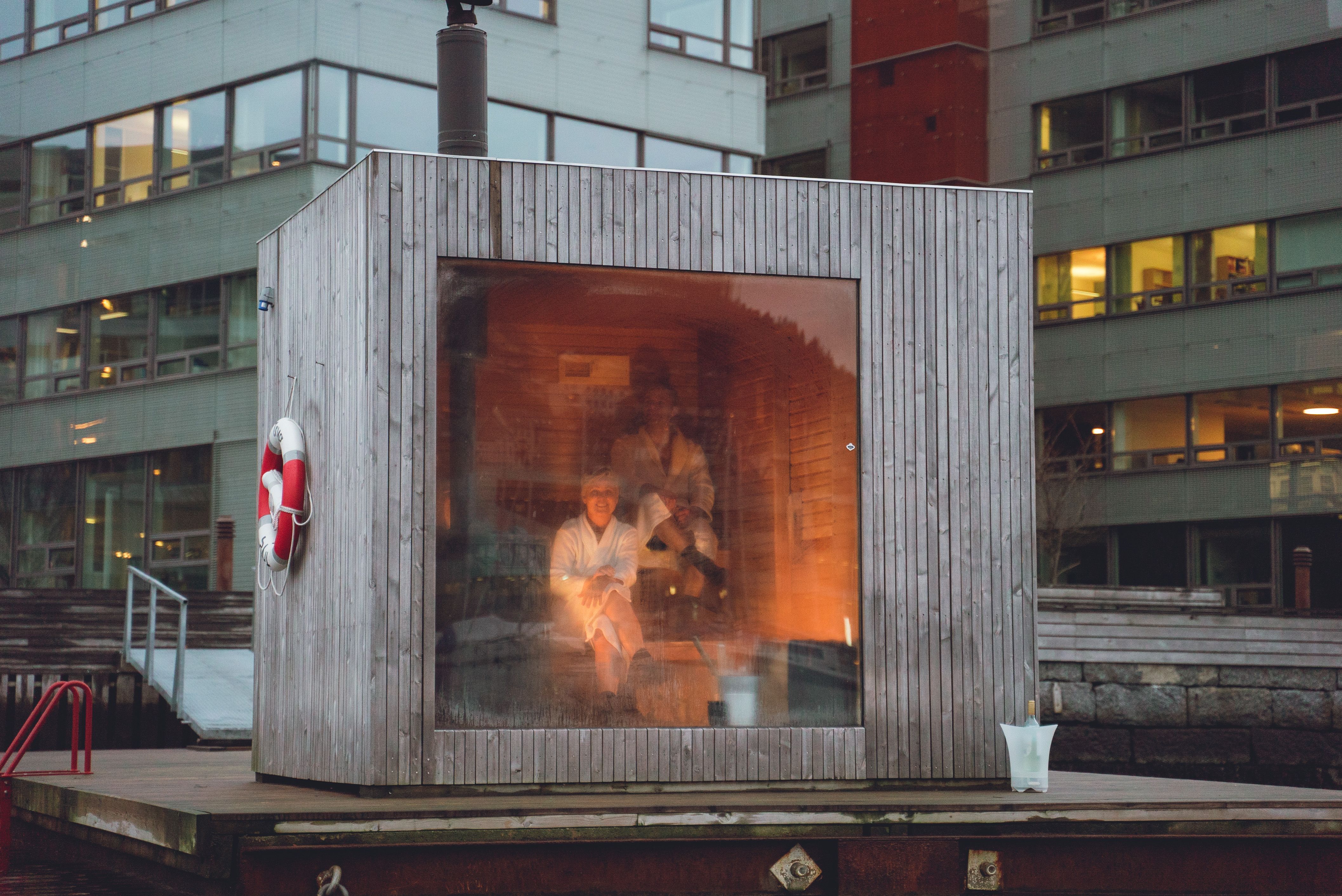 Heit Bergen Sauna as