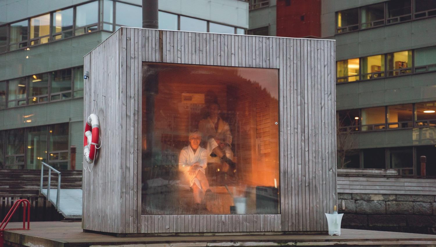 Heit Bergen Sauna as