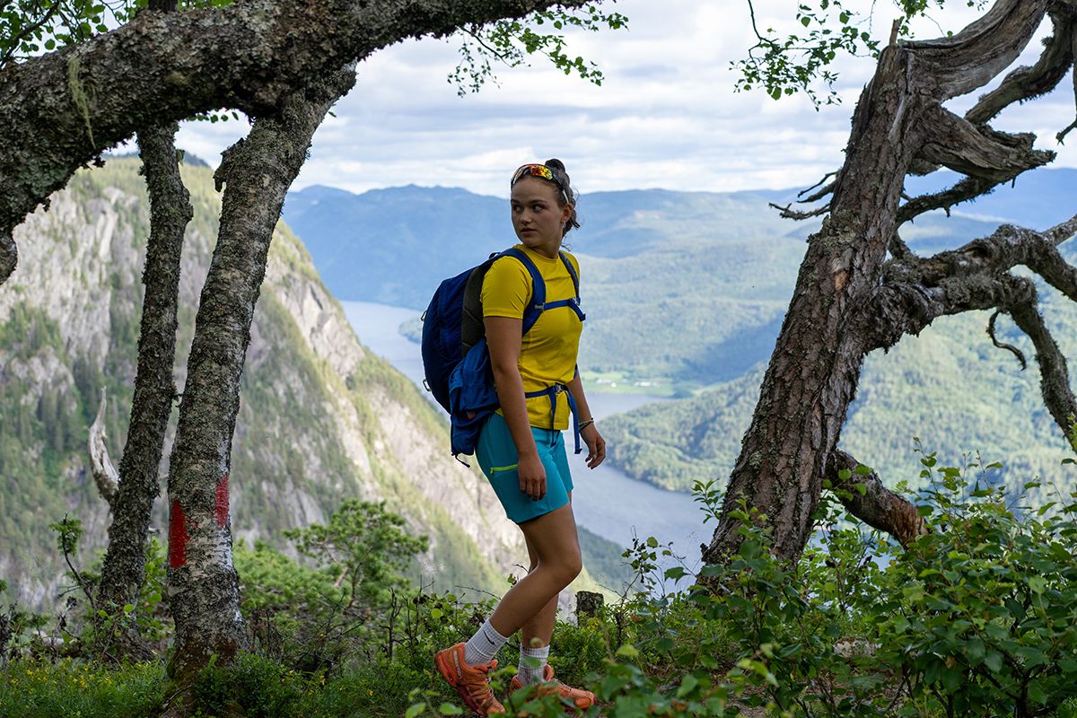Utsikt fra Lårdalstigen i Telemark