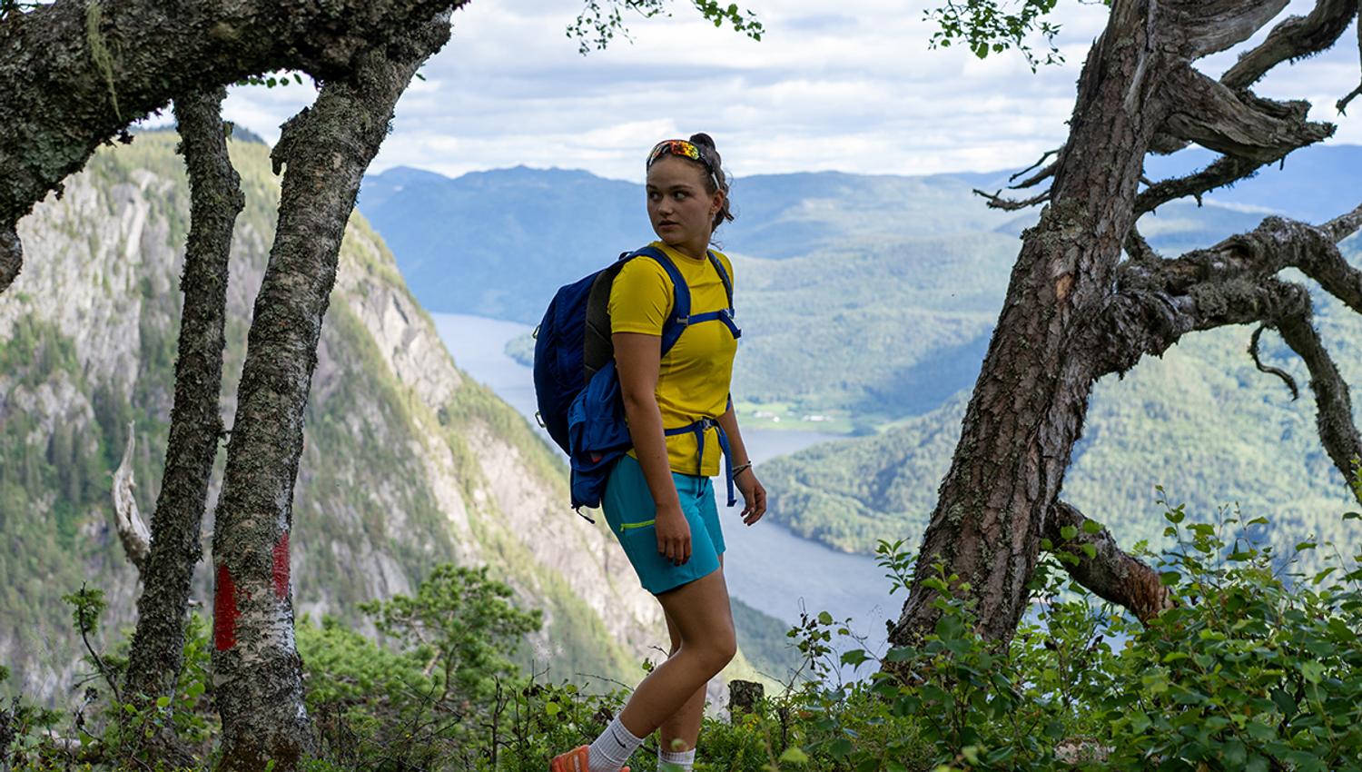 Utsikt fra Lårdalstigen i Telemark
