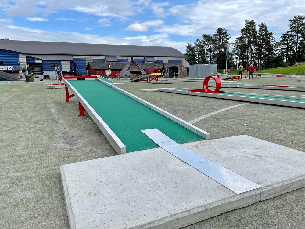 mini golf at Skien leisure park