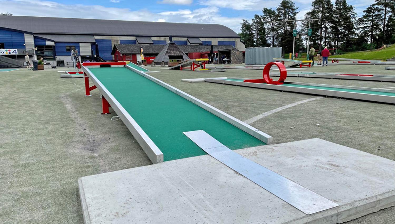 mini golf at Skien leisure park