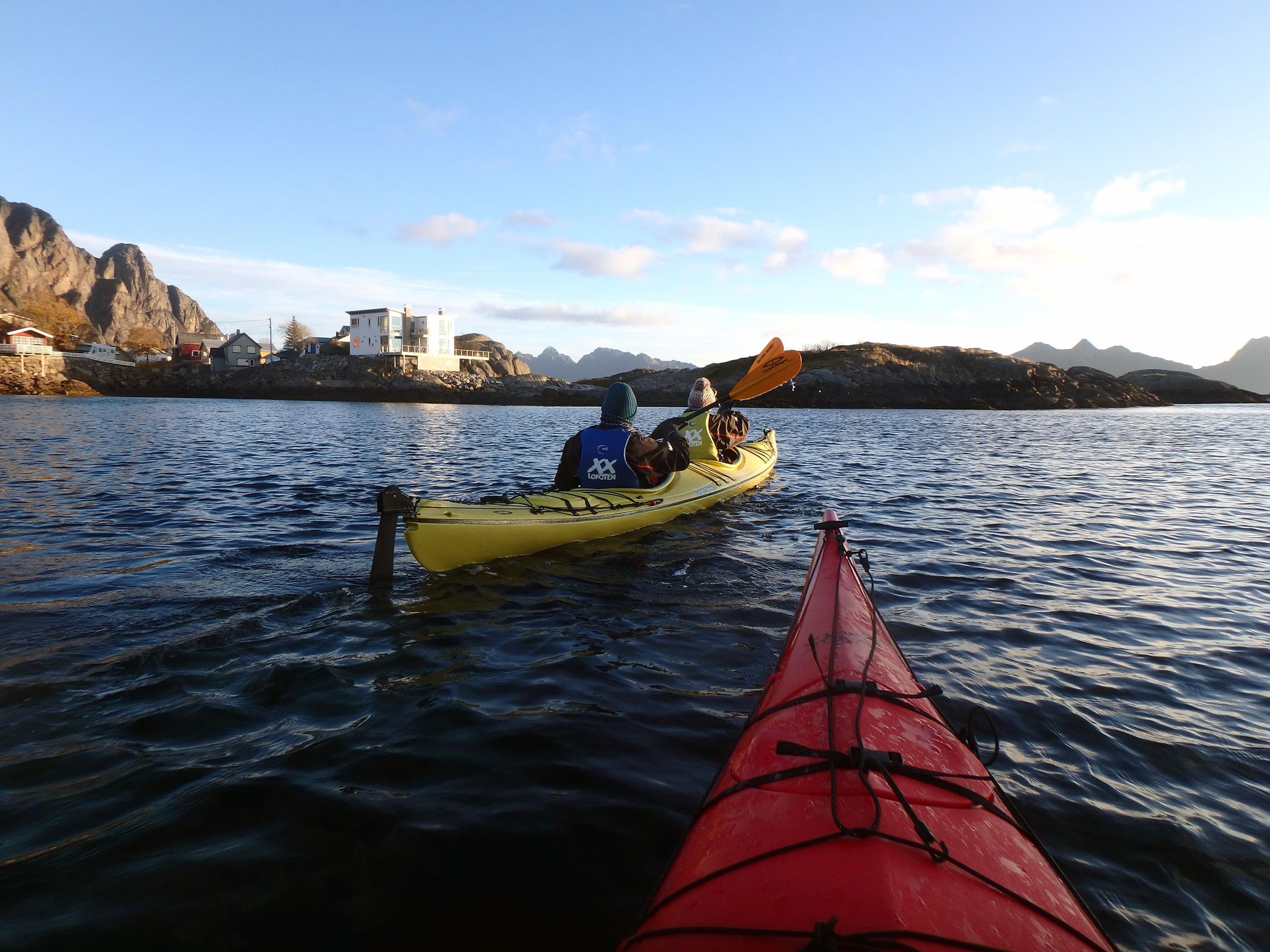 Winter kayaking - XXLofoten