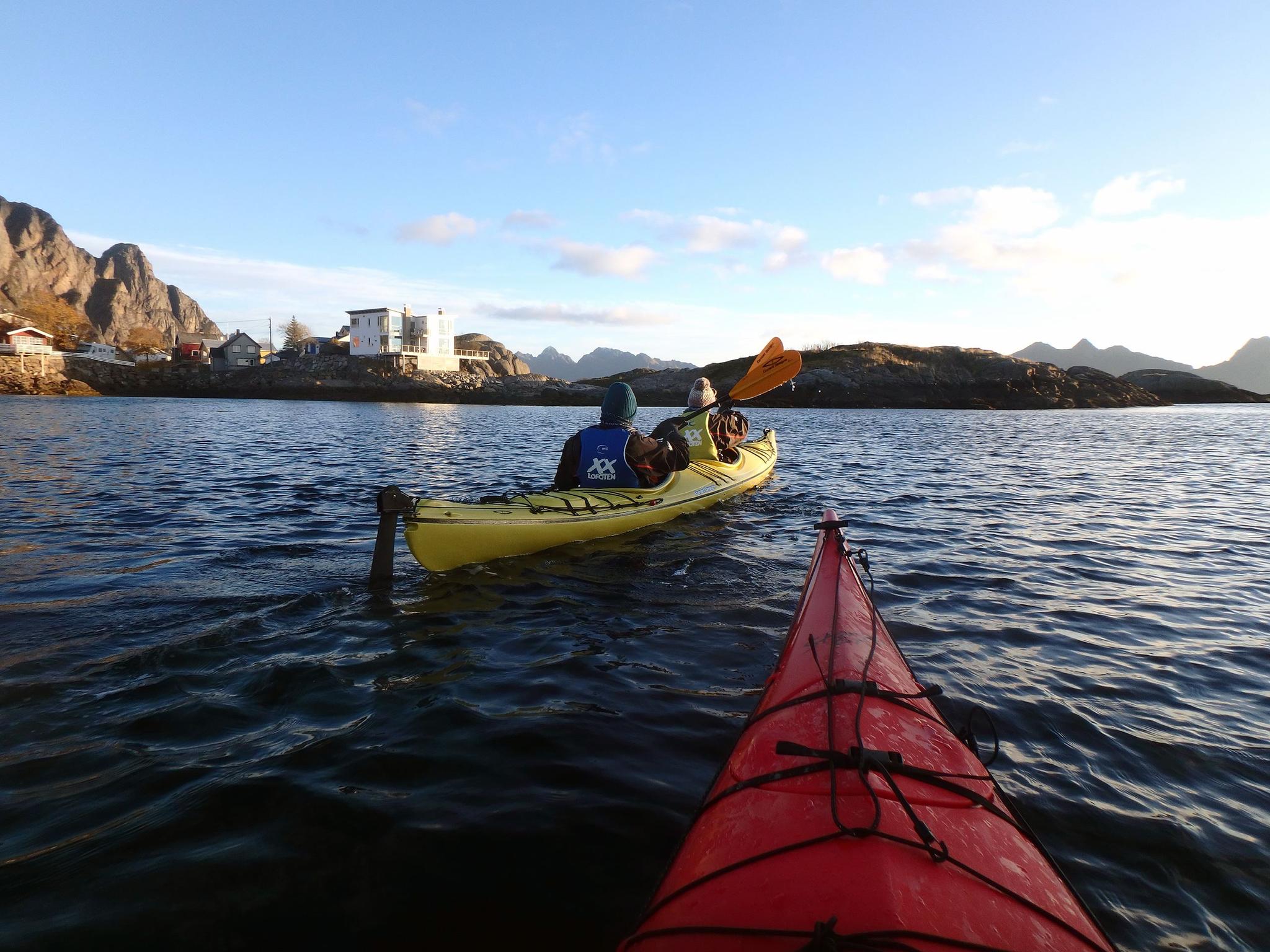 Winter kayaking - XXLofoten