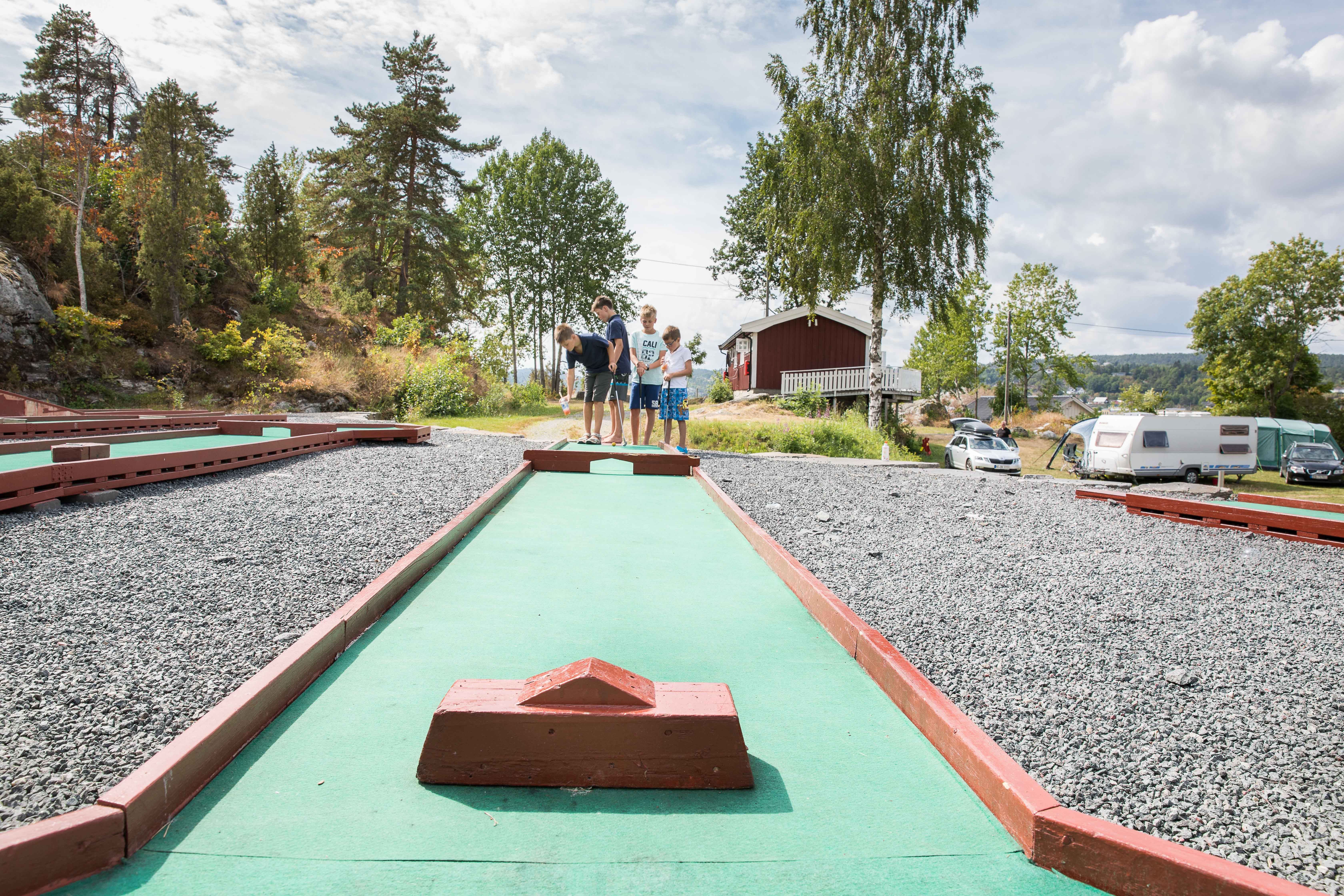 Lovisenberg camping minigolf foto lovisenberg B