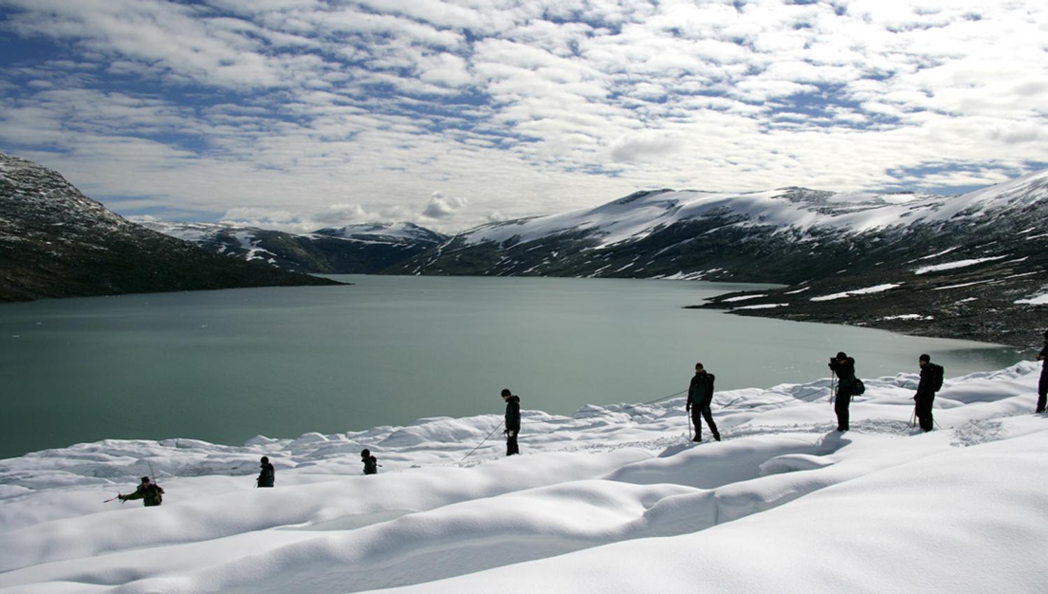 Motorbåt & Brevandring, Austdalsbreen