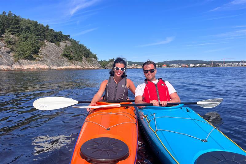 Kajakkleie i Kristiansand