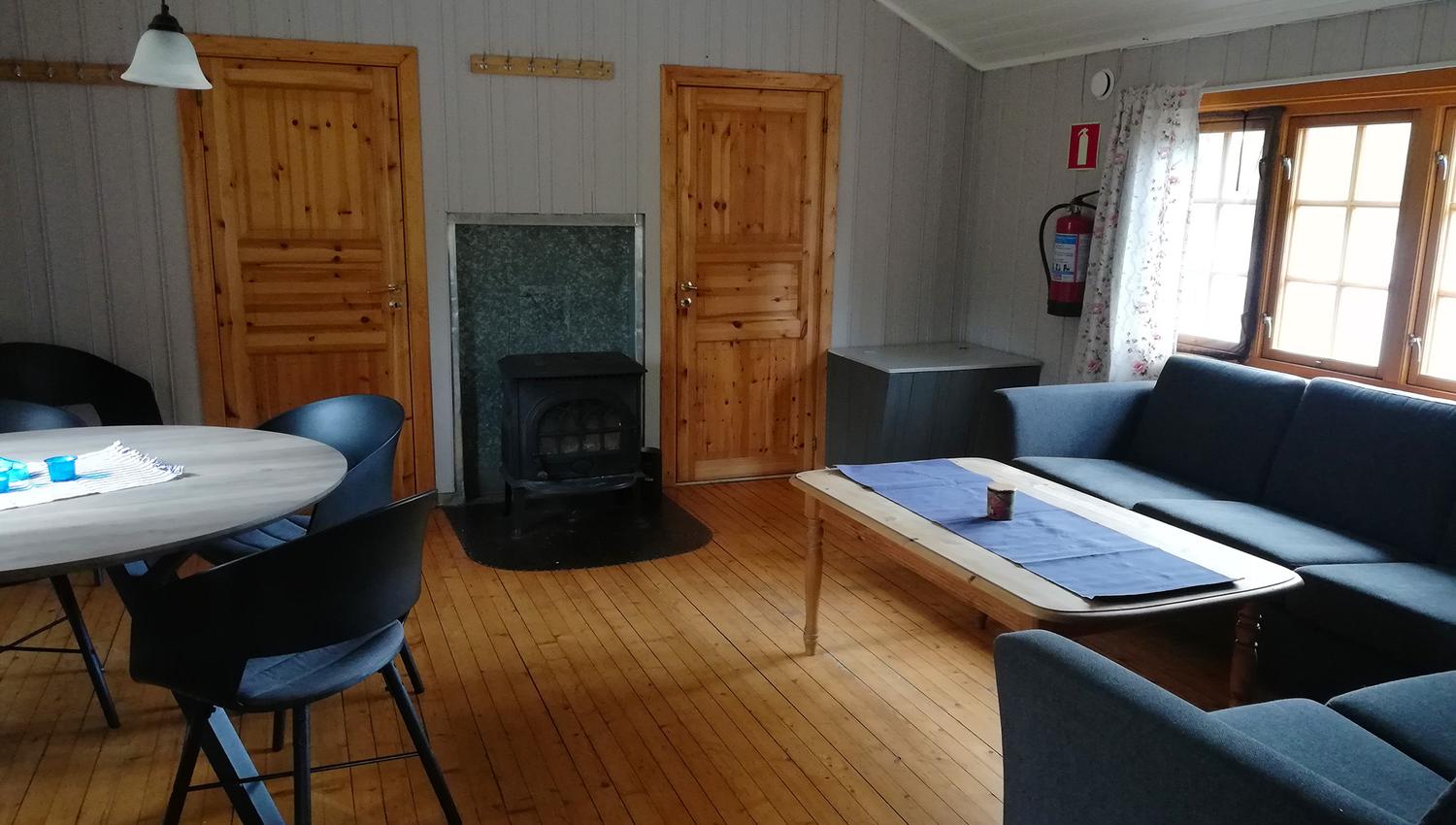 Roktsjøhytta innvendig
