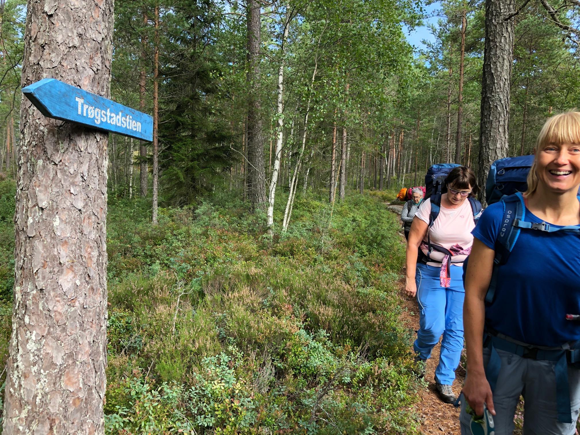 På tur i skogen
