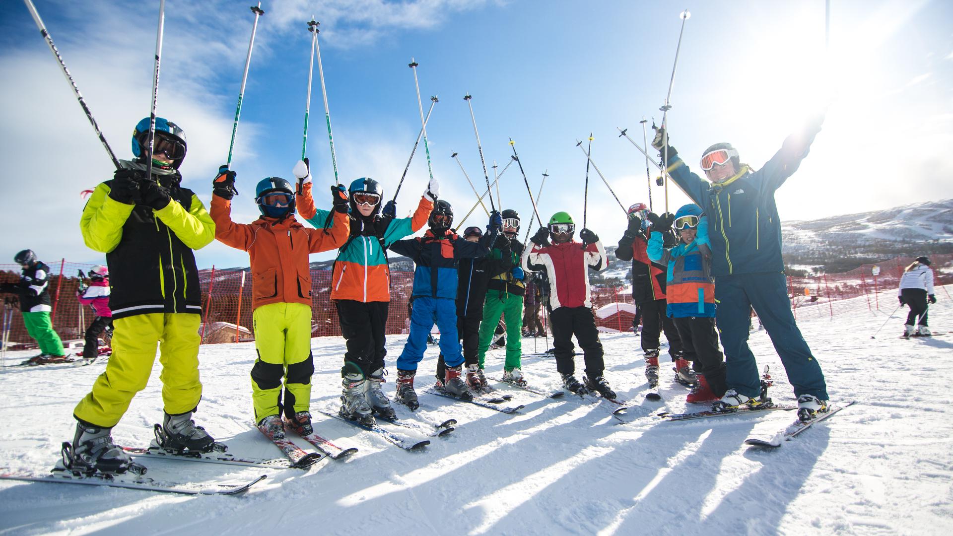 Ski school is important and fun to enjoy wintersports