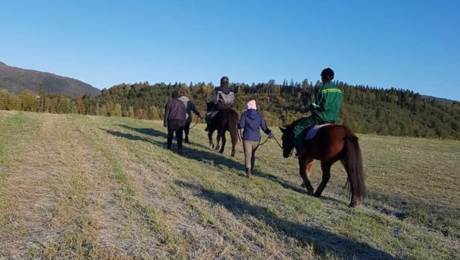 Hesteridning ved Jørum Gård