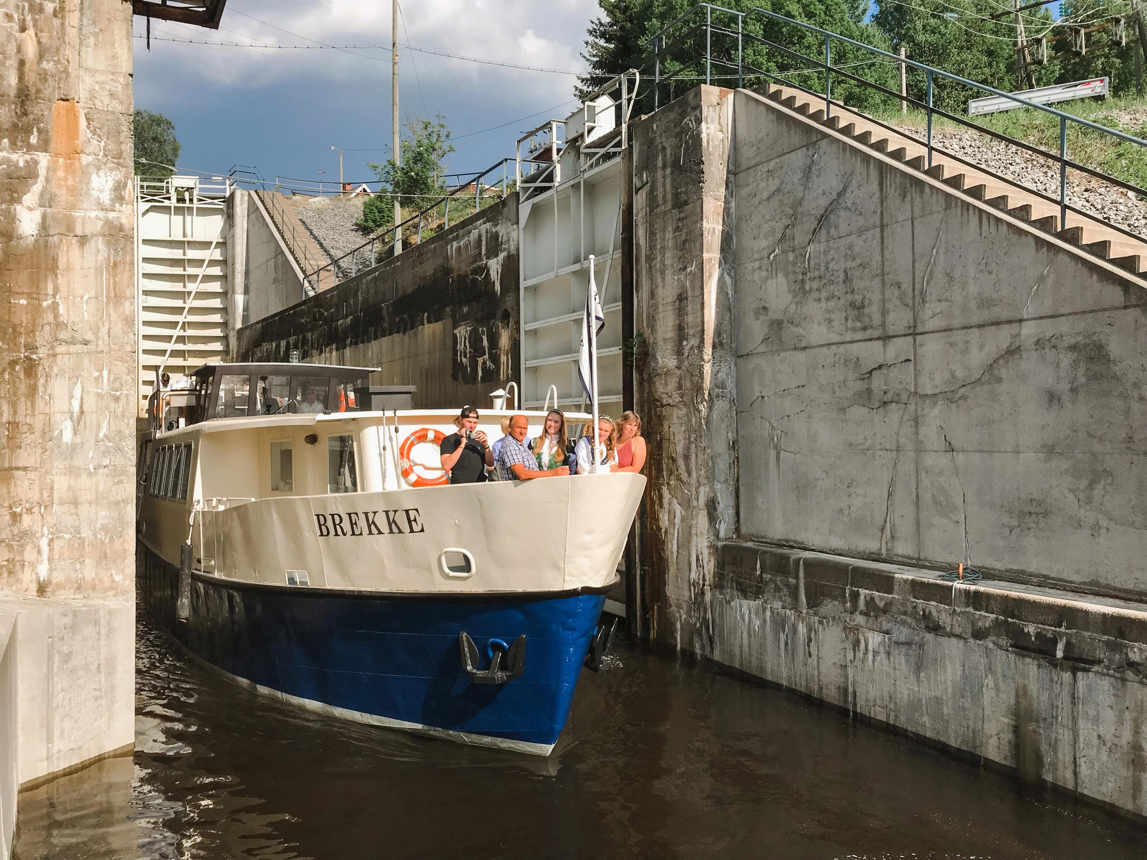 Brekke sluser - The highest locks in Europe
