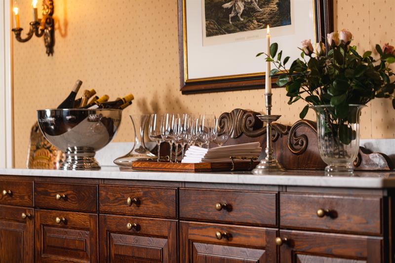 Furniture at Geilo mountain Lodge. 