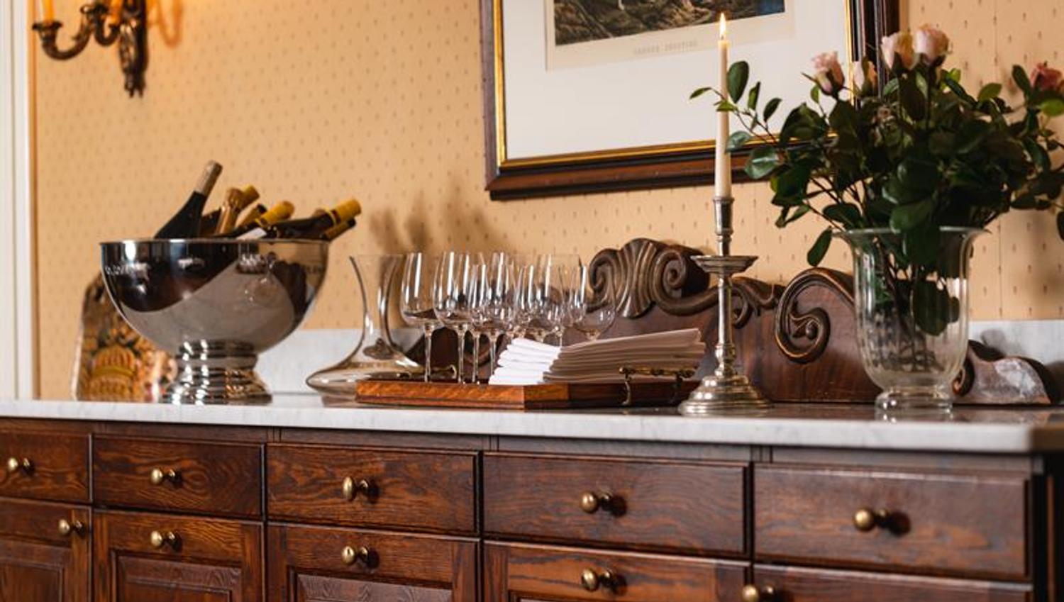 Furniture at Geilo mountain Lodge.