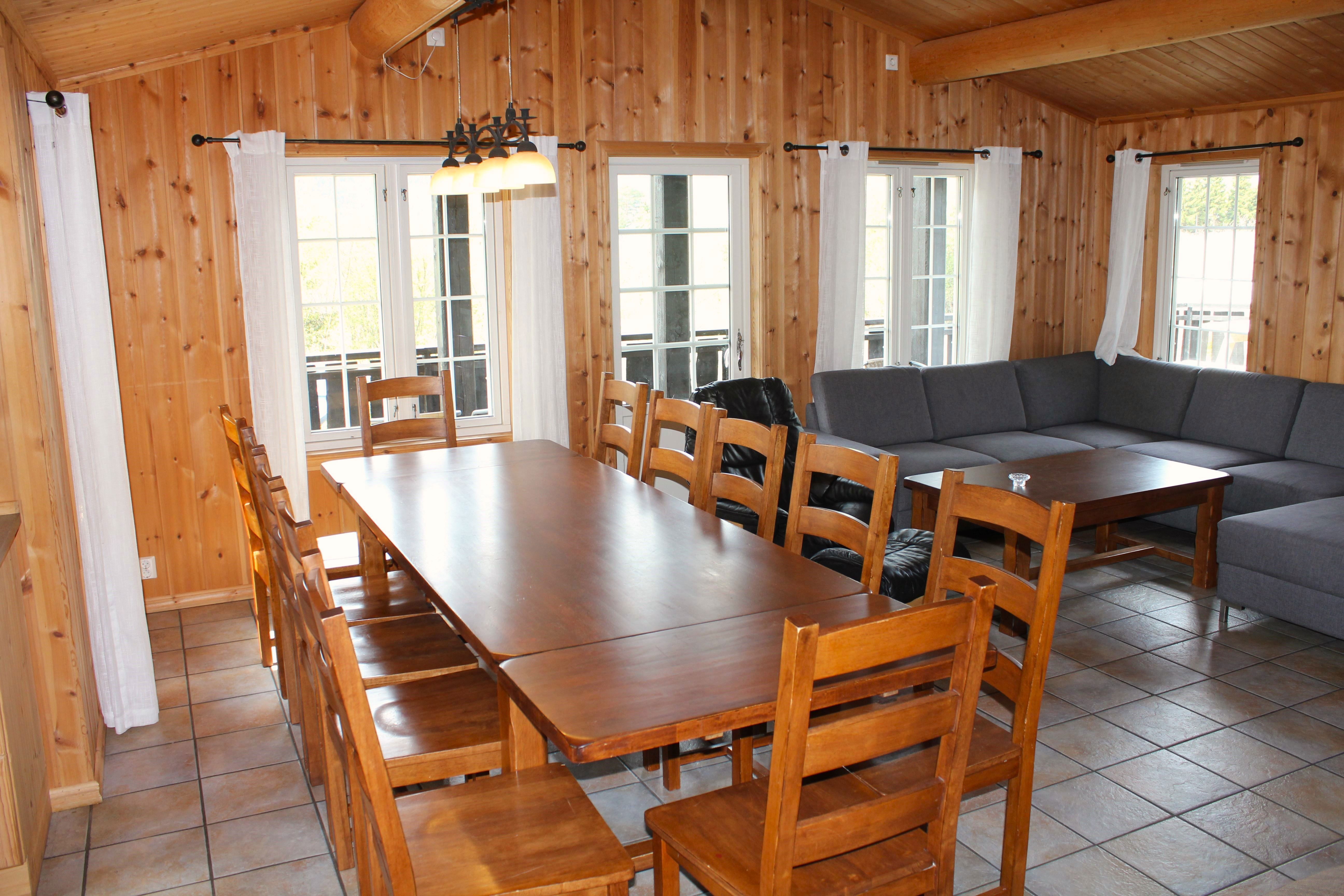 living room Nordlia 12 cabin