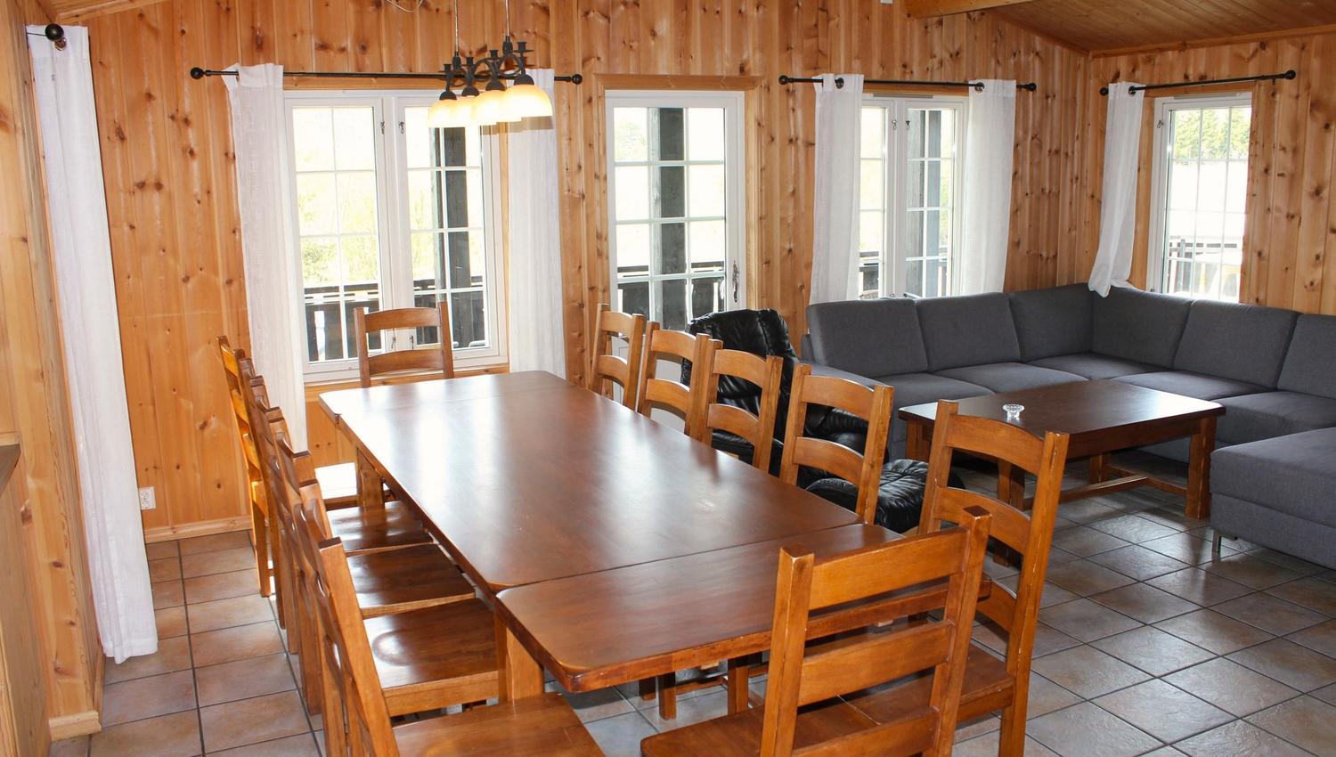 living room Nordlia 12 cabin