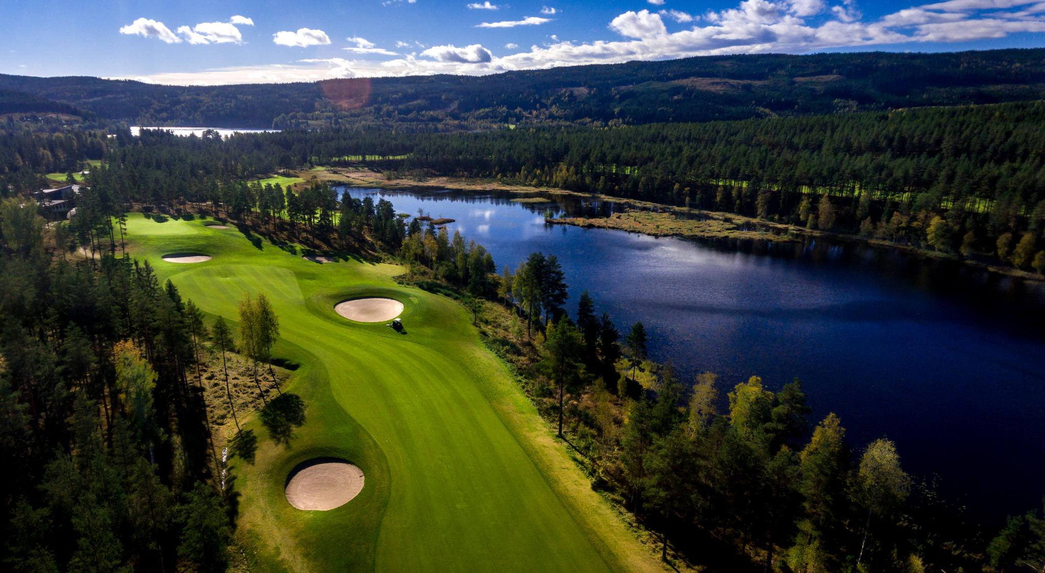 Kongsvingers Golfklubb dronebilde