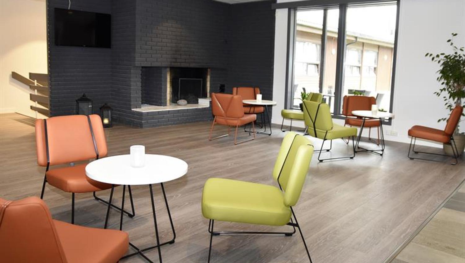 Living room at Hotell fritidsparken