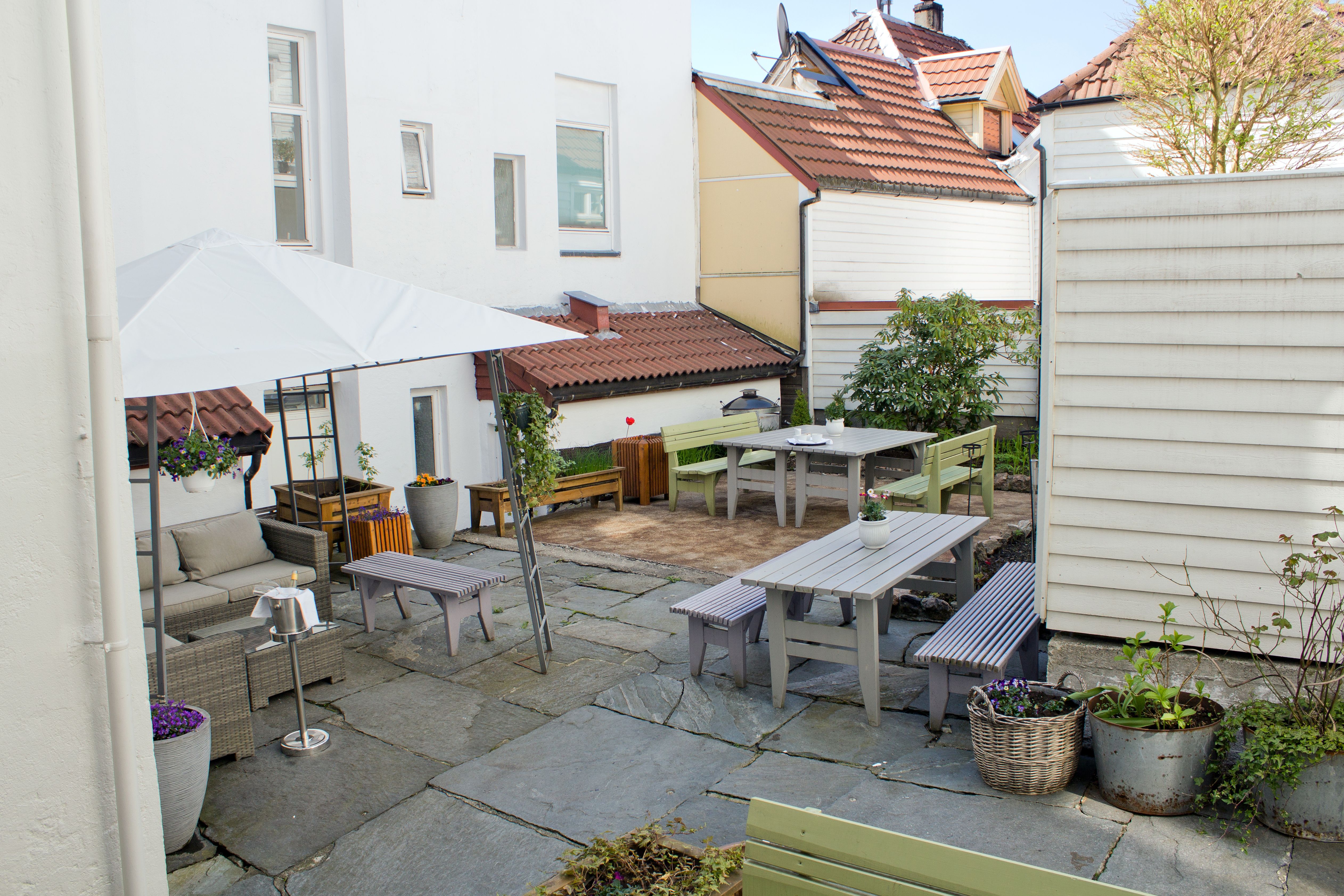 Nyt de vakre omgivelsene på Nordnes