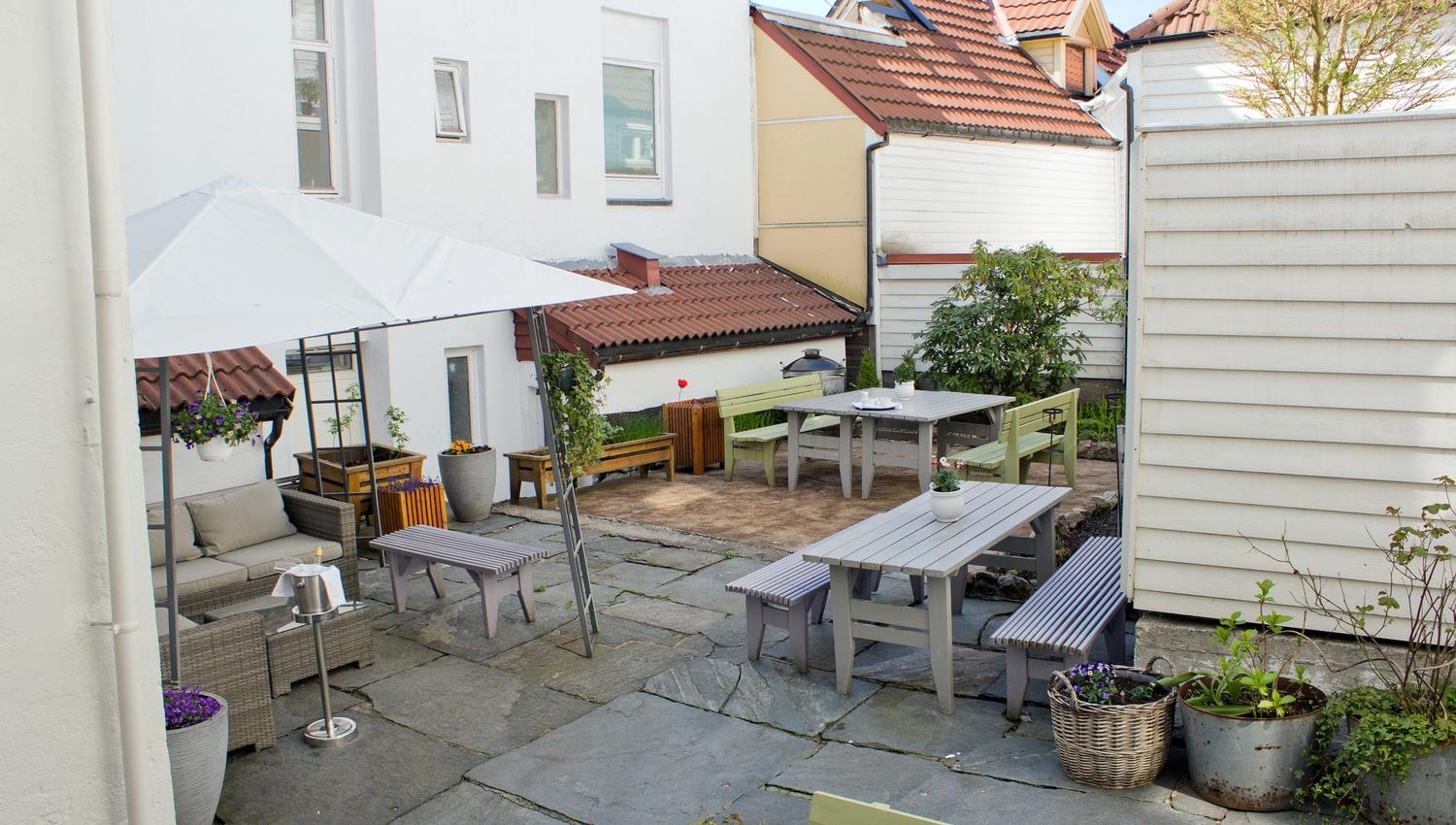 Nyt de vakre omgivelsene på Nordnes