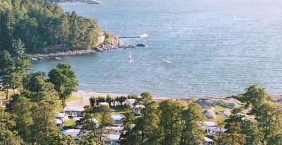 Overview of Langeby Camping