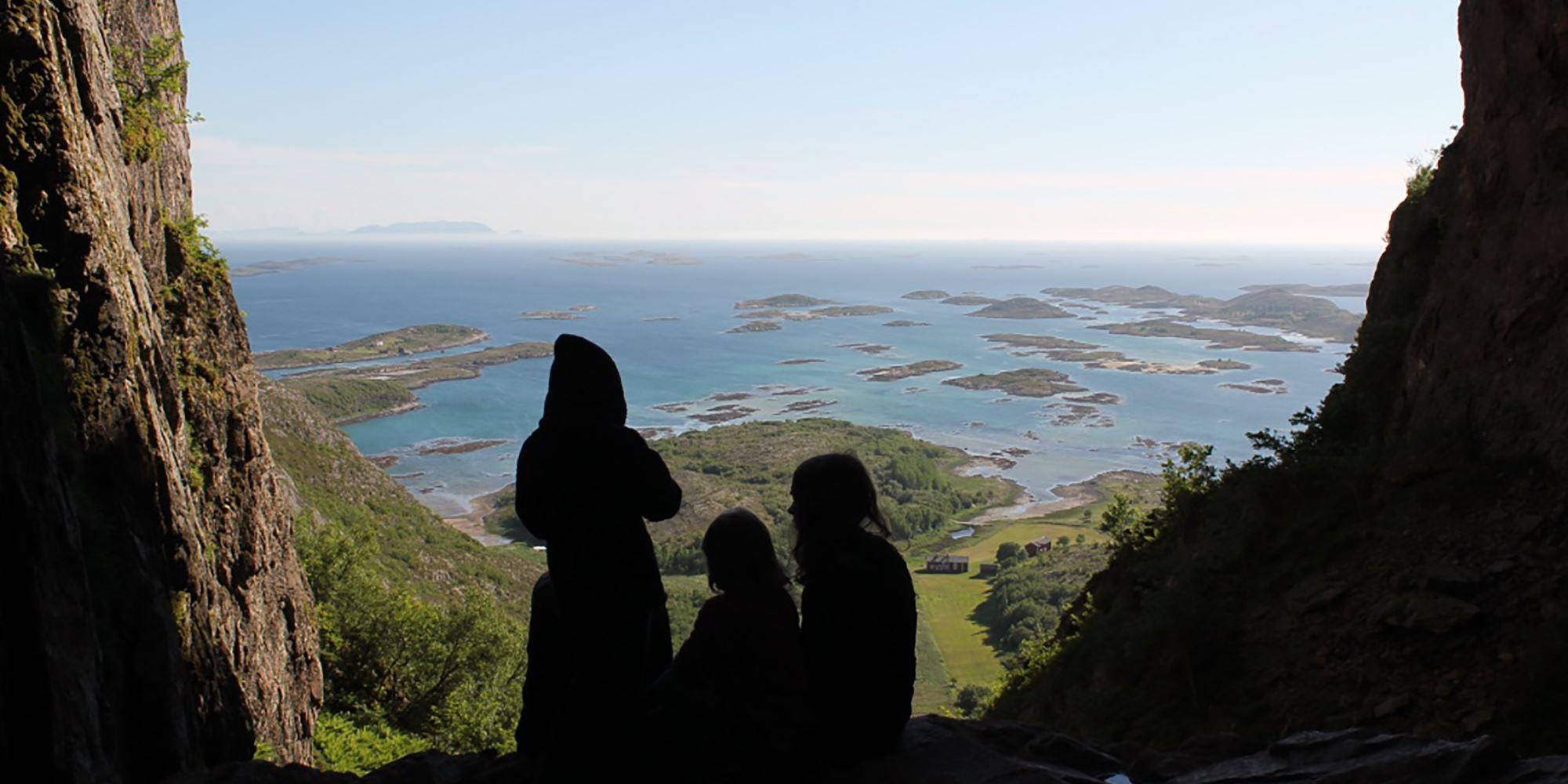 View from the Torghatten hole
