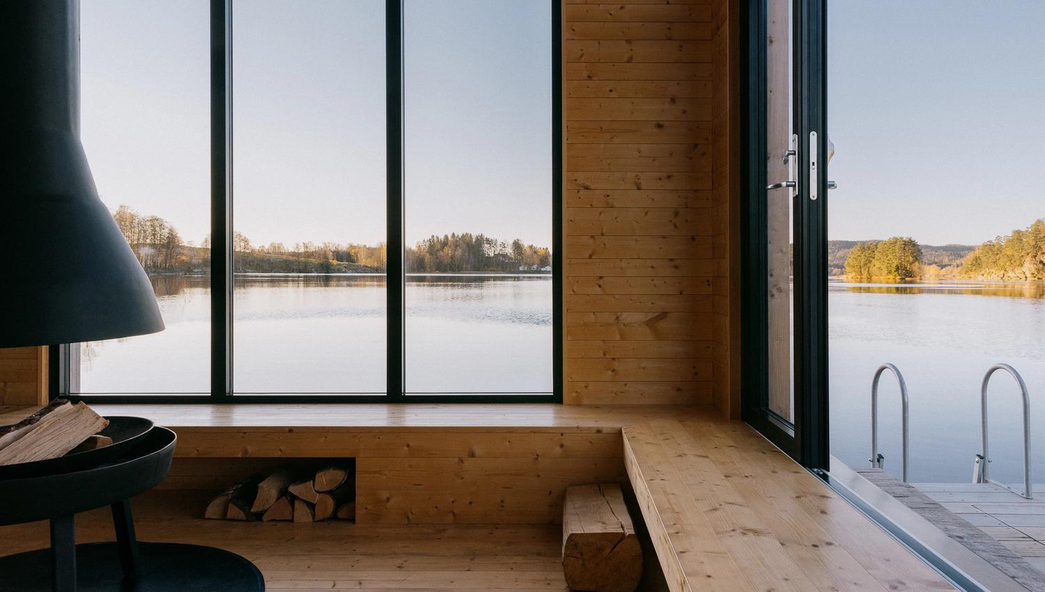 Hytte på vannet