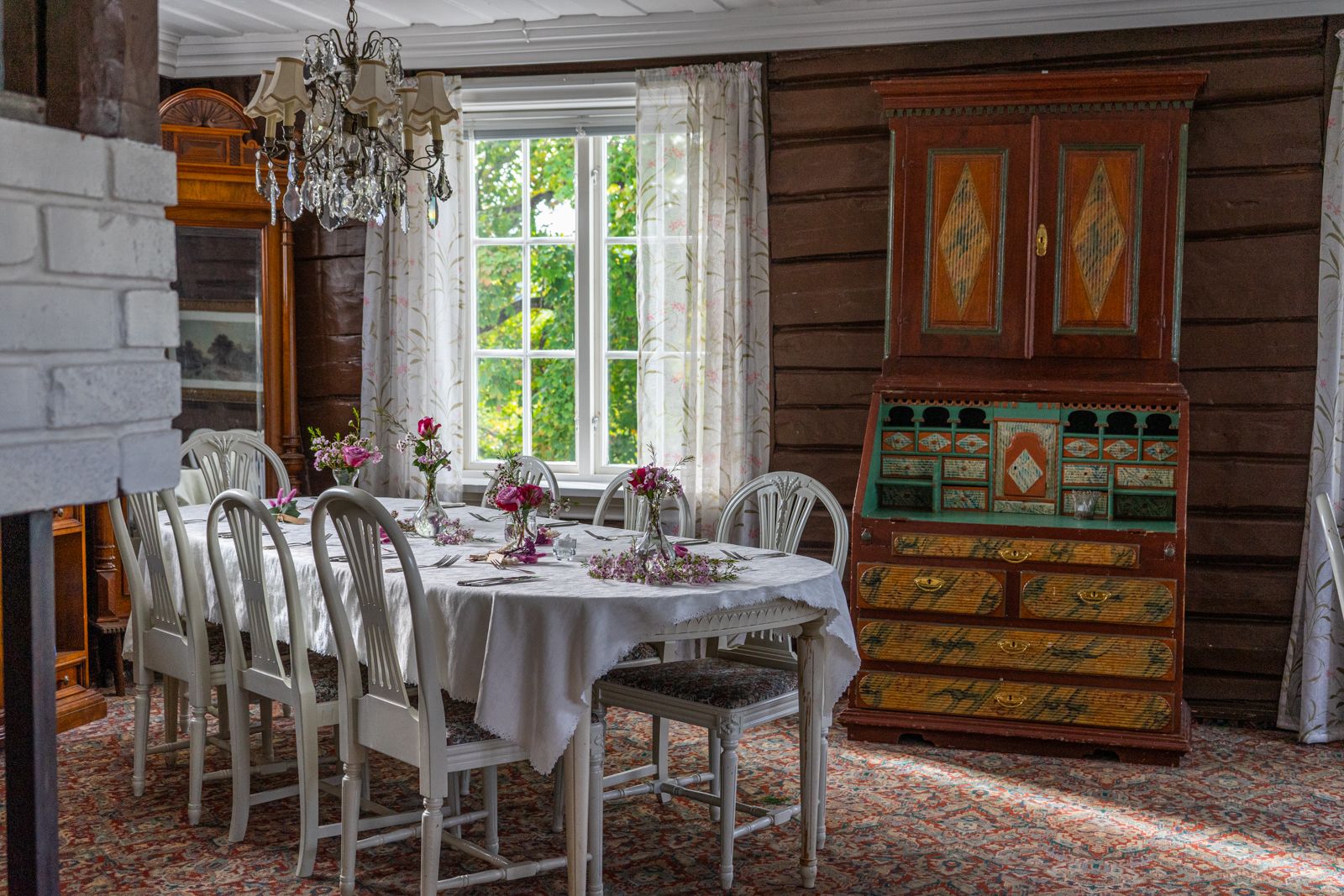 Selskapslokalet i andre etasje.