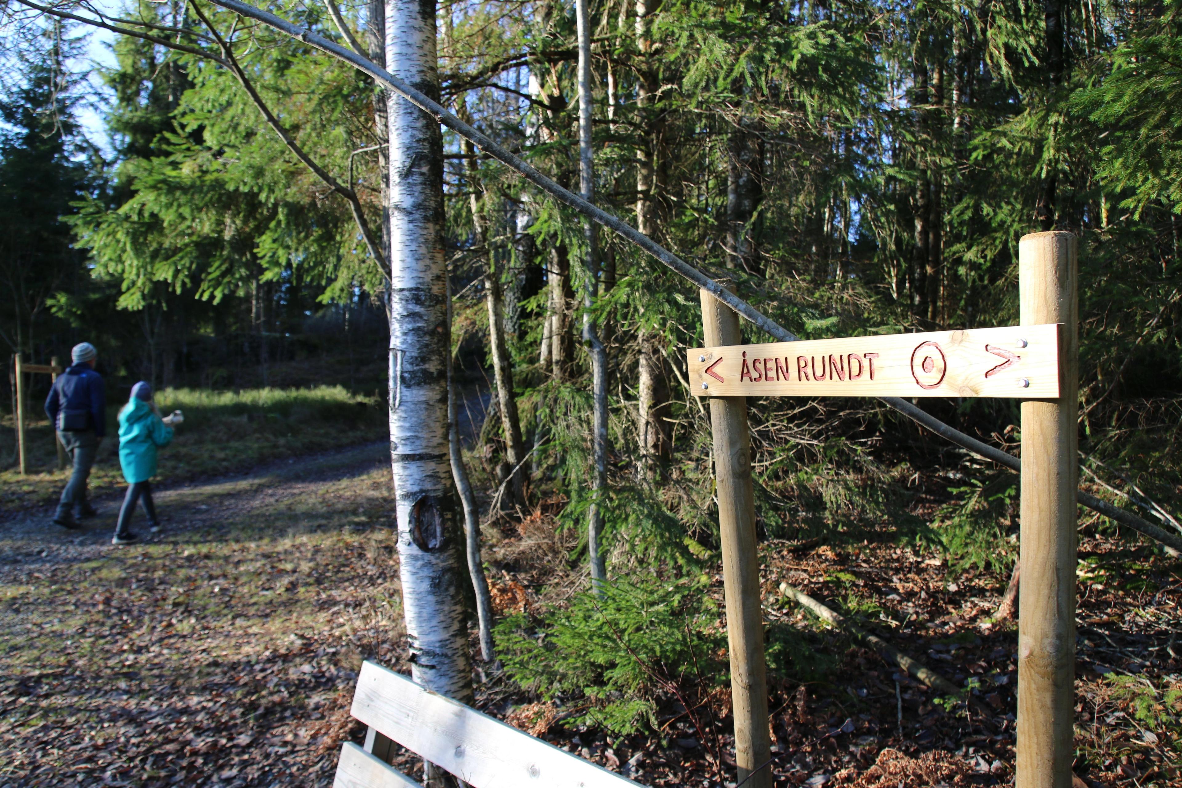 Turskilt "Åsen rundt"