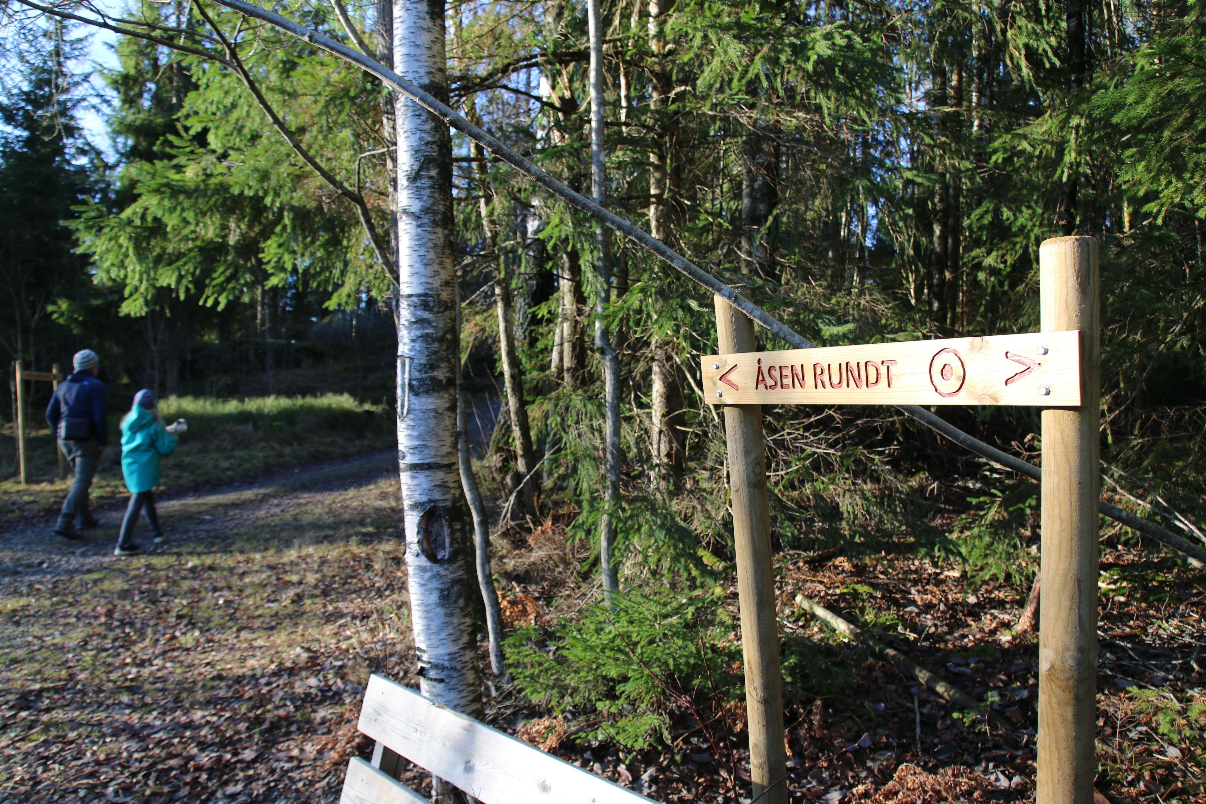 Turskilt "Åsen rundt"