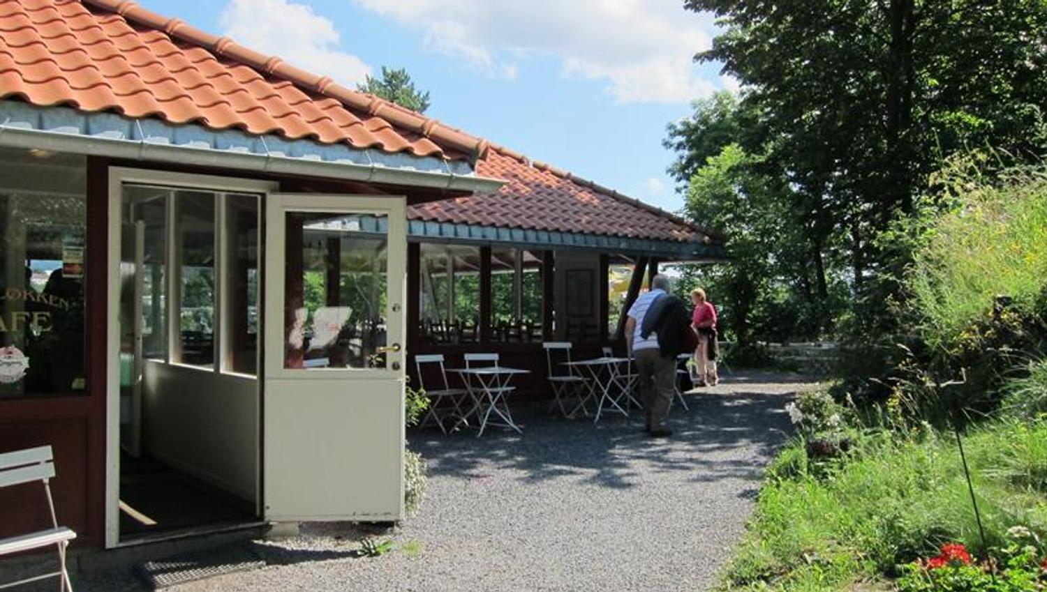 Fra uteserveringen på Bygdø Kongsgård