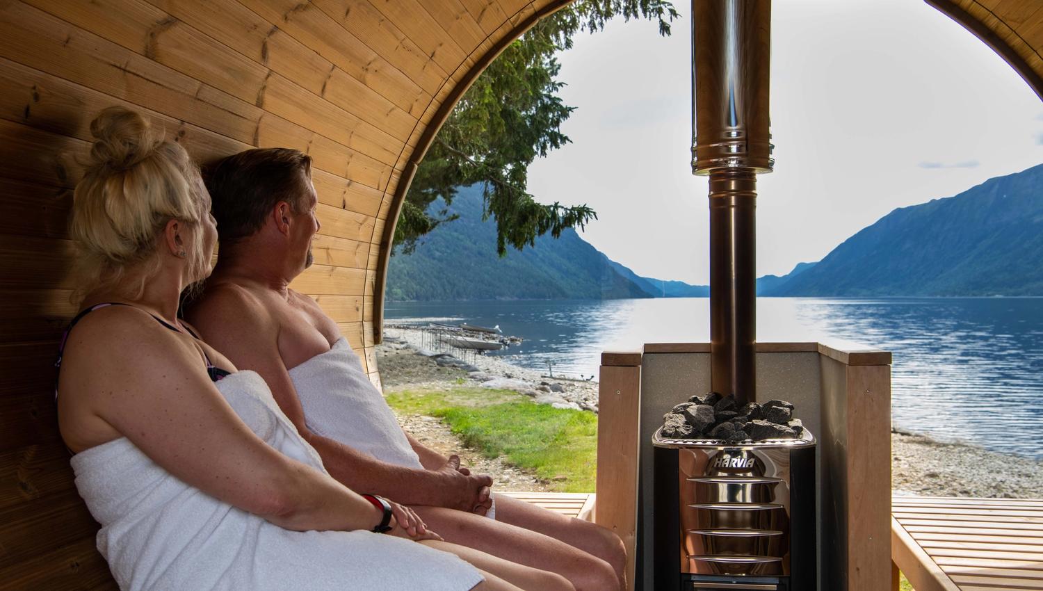 Saunatønne med kreditering Fotograf Jacobsen