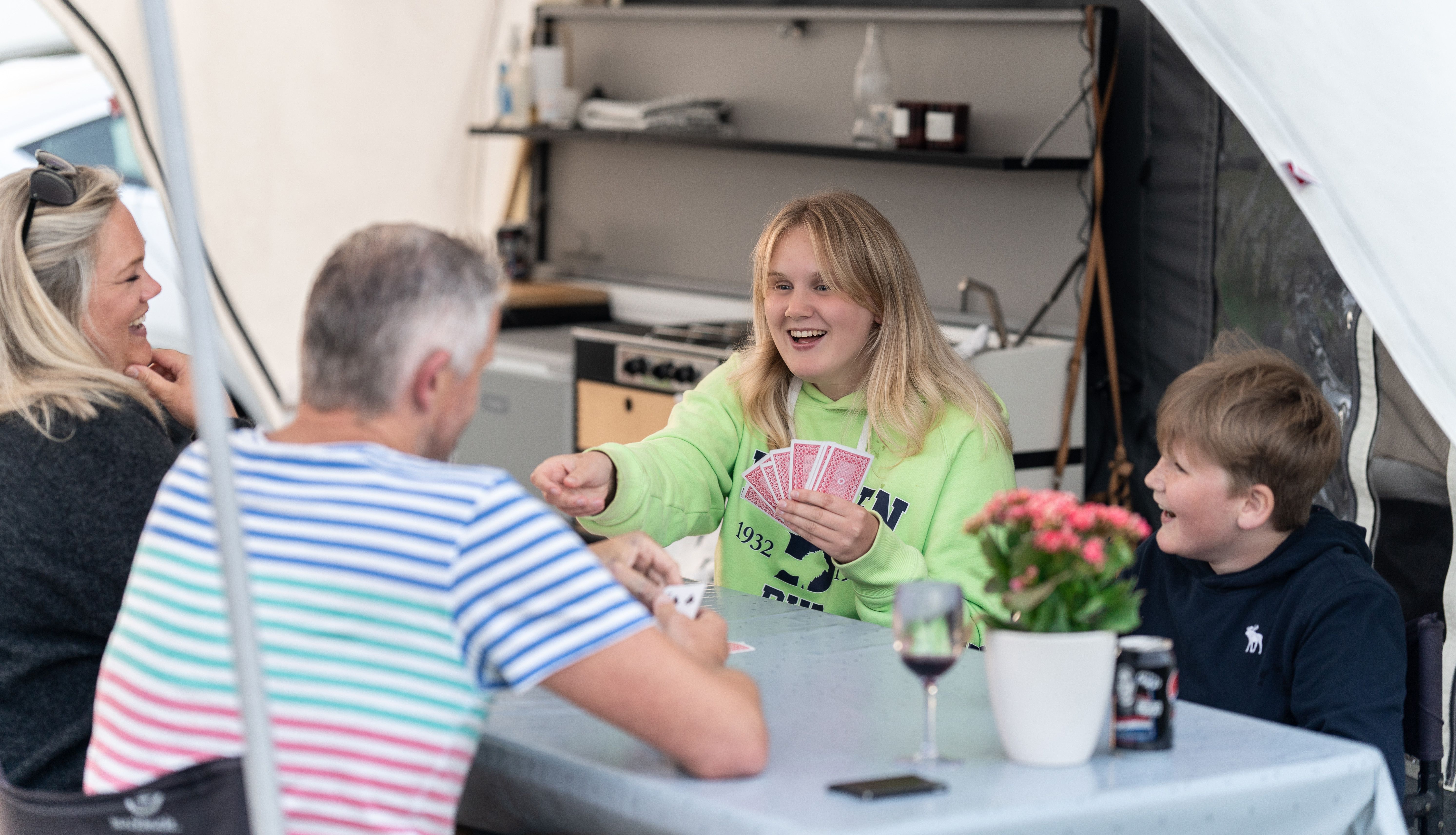 Camping life and family fun at Sveastranda Camping