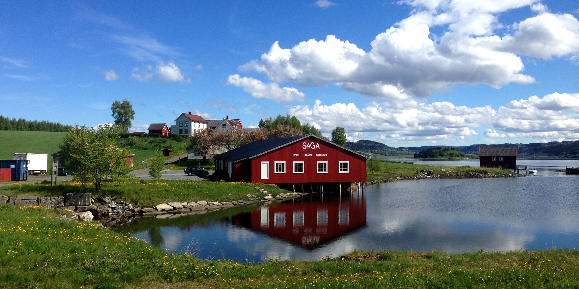 Saga - a creative centre in beautiful surroundings along the Golden Road in Inderøy.