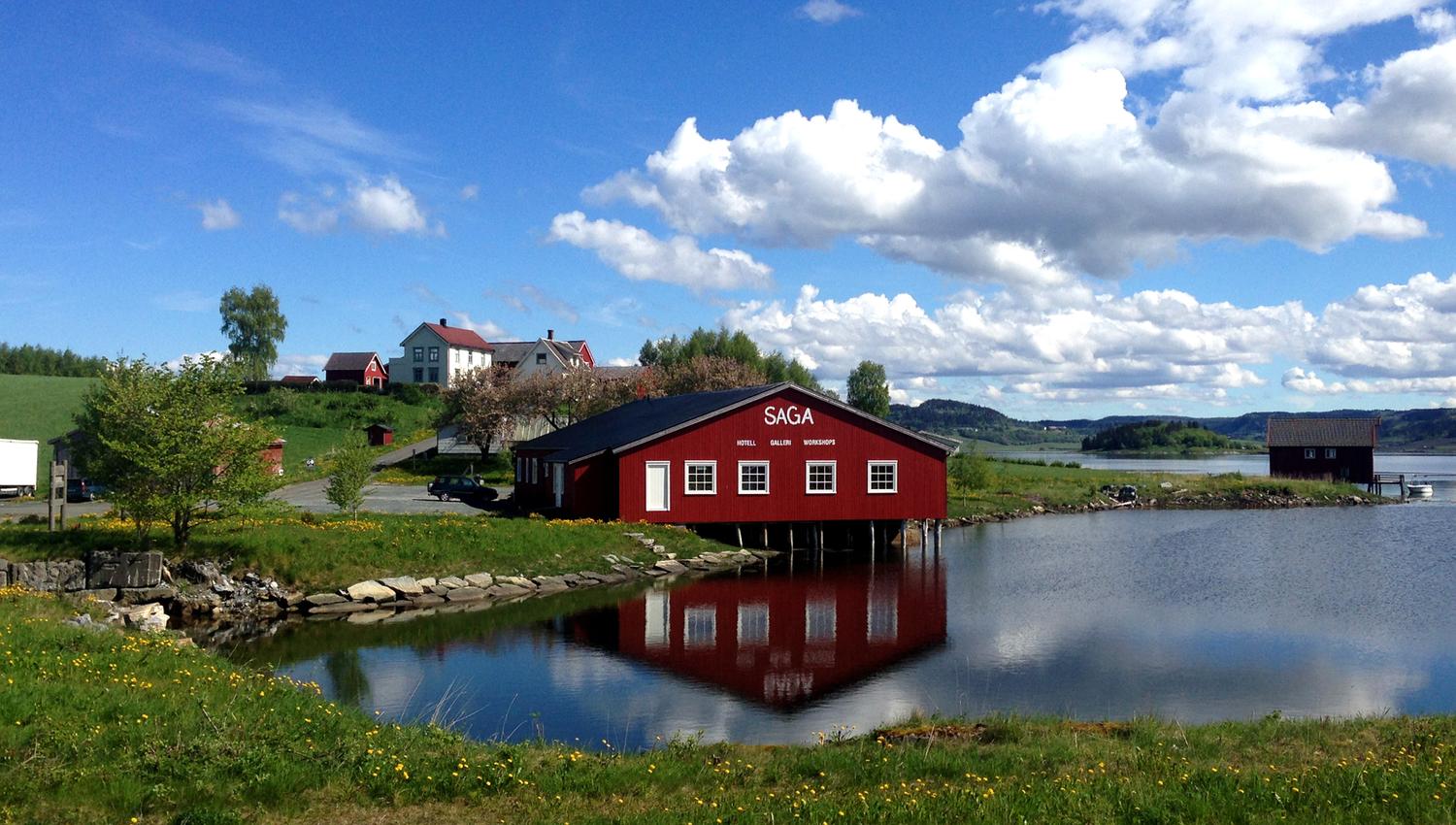 Saga - a creative centre in beautiful surroundings along the Golden Road in Inderøy.