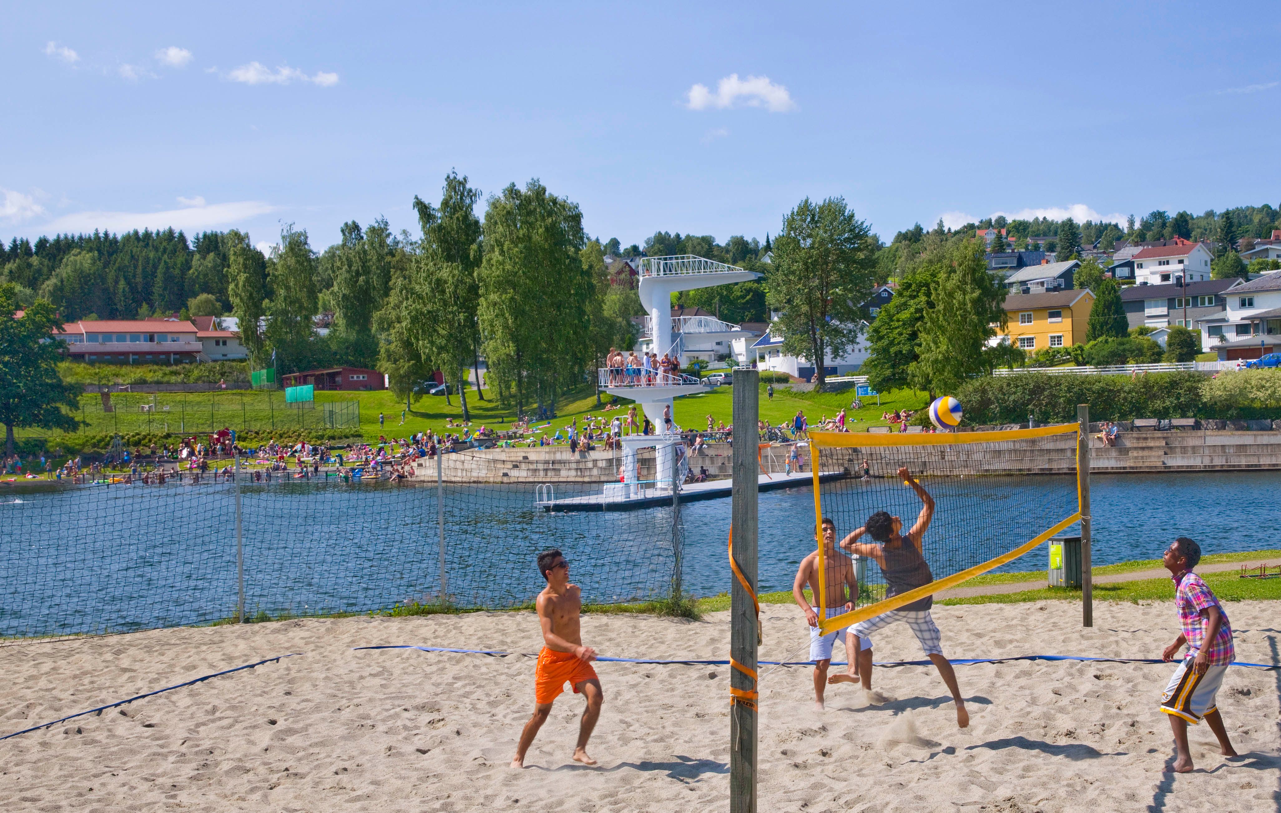 Beaches in Gjøvik municipality