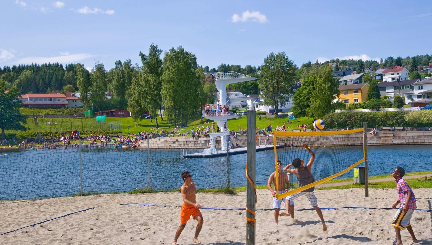 Beaches in Gjøvik municipality